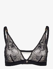 CHANTELLE - Orchids Wirefree triangle bra - bh's zonder beugels - black - 0