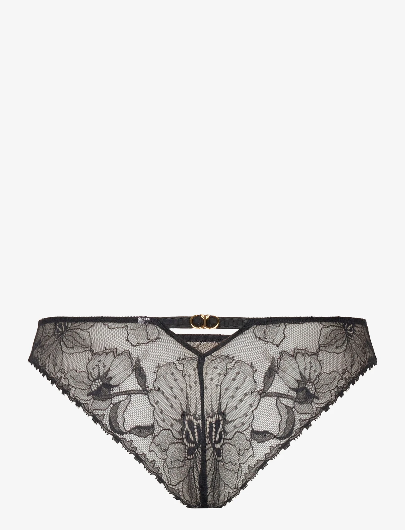 CHANTELLE - Orchids Tanga - brazylijskie figi - black - 1