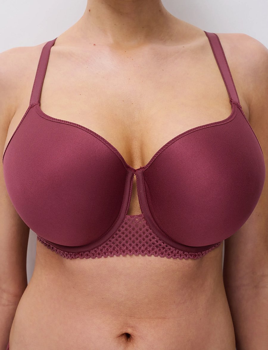 CHANTELLE - PLAY Covering t-shirt memory bra - sienna - 3