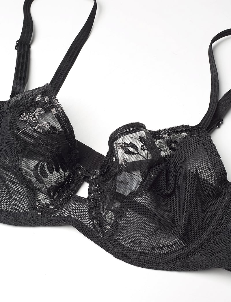 CHANTELLE - PULP Philter Very Covering Underwired Bra - black vinyl - 5