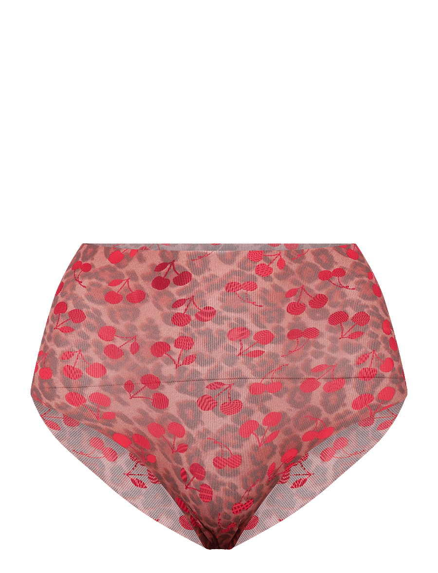 CHANTELLE - Pulpies High Waisted Full Brief - midi & maxi slips - cherry leo - 1