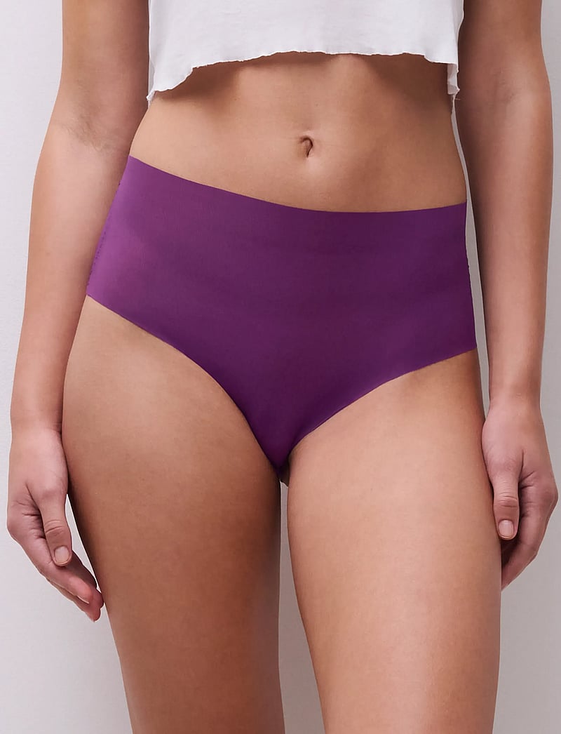 CHANTELLE - Pulpies High Waisted Full Brief - midi & maxi trosor - dark berry - 0
