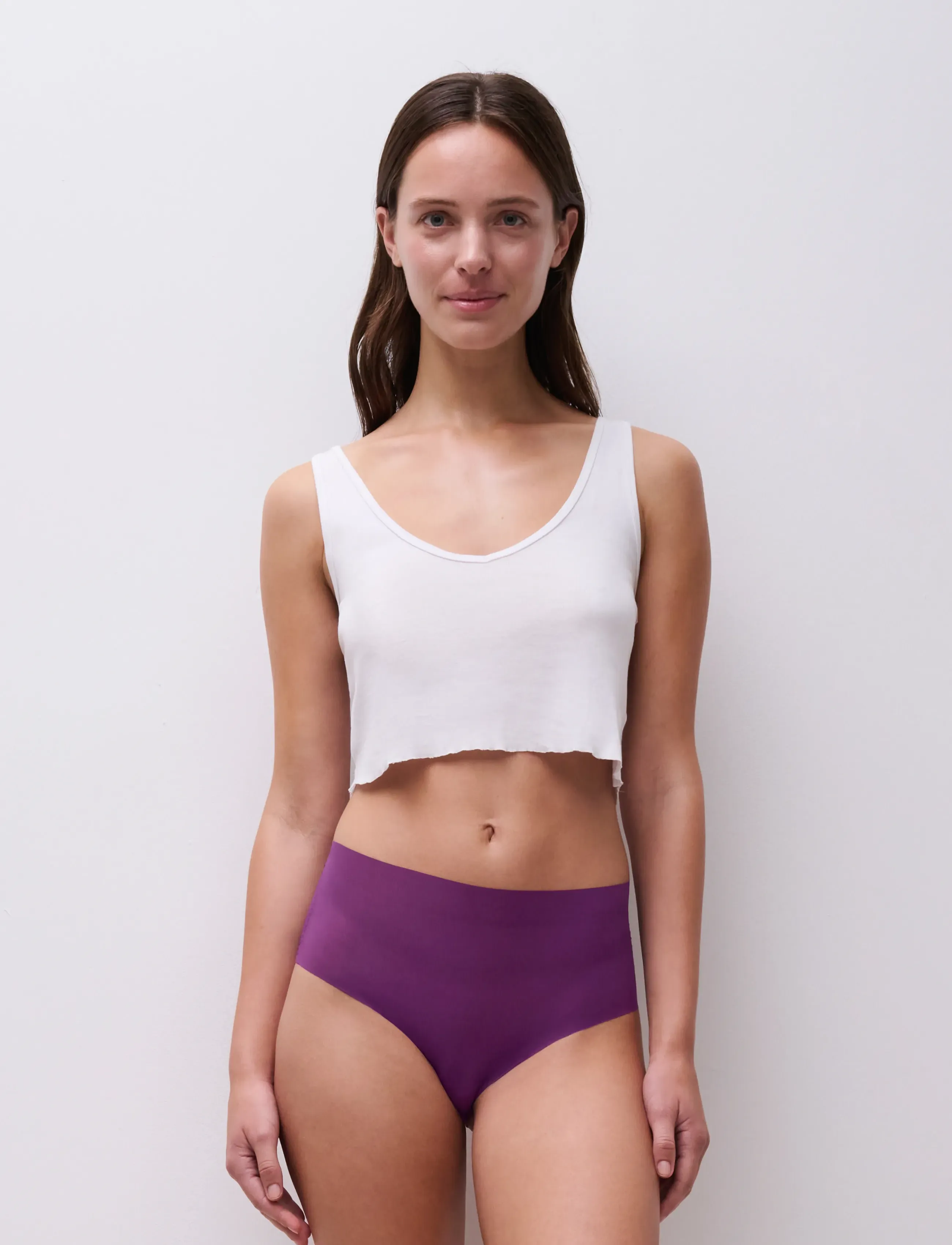 CHANTELLE - Pulpies High waist brief - midi & maxi slips - dark berry - 4