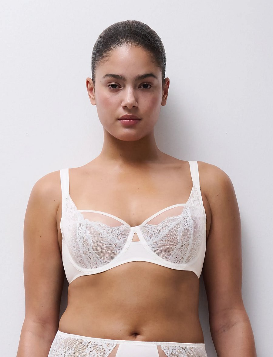 CHANTELLE - Crush Half-cup support bra - speciella tillfällen - milk - 2