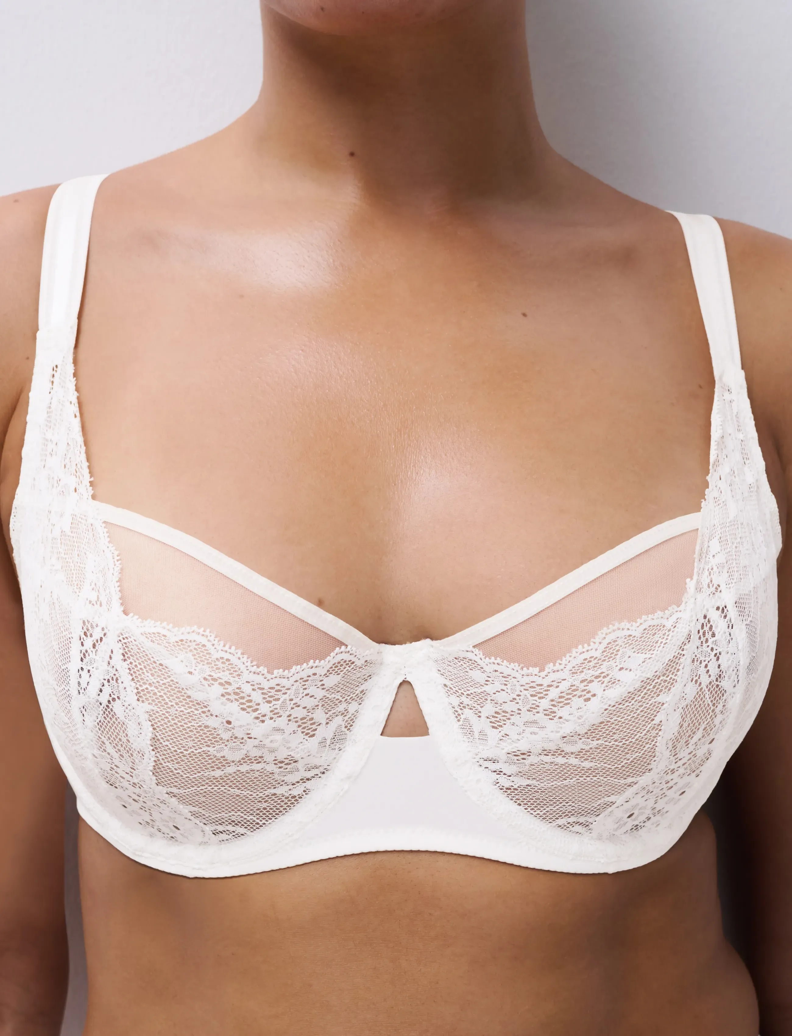 CHANTELLE - Crush Half-cup support bra - speciella tillfällen - milk - 3