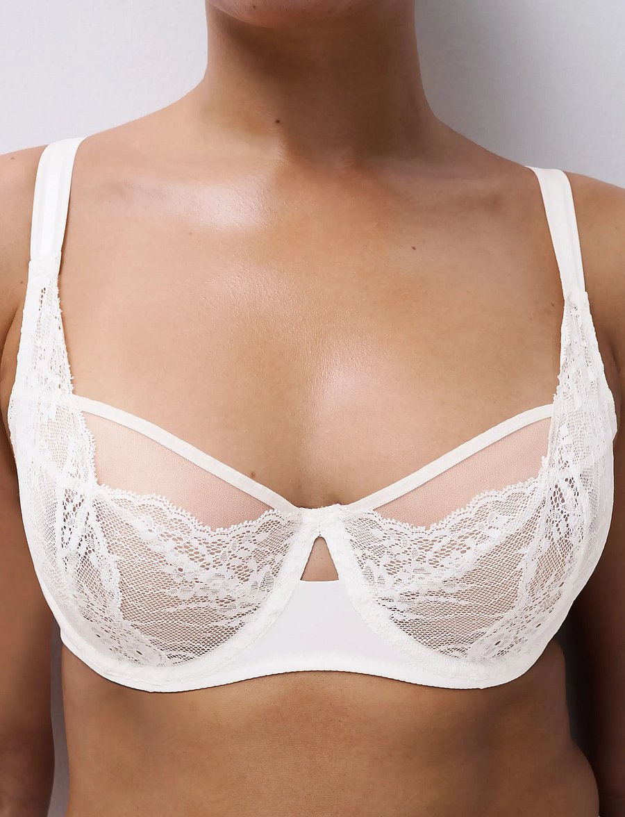 CHANTELLE - Crush Half-cup support bra - speciella tillfällen - milk - 3