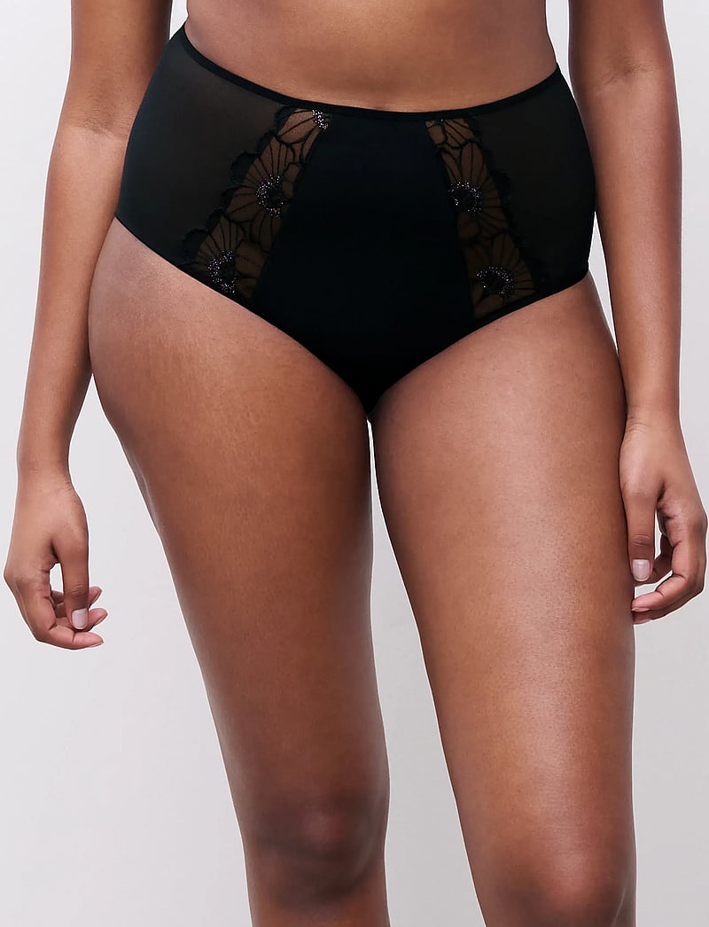 CHANTELLE - LUSH High waist full brief - midi & maxi trosor - festive black - 0
