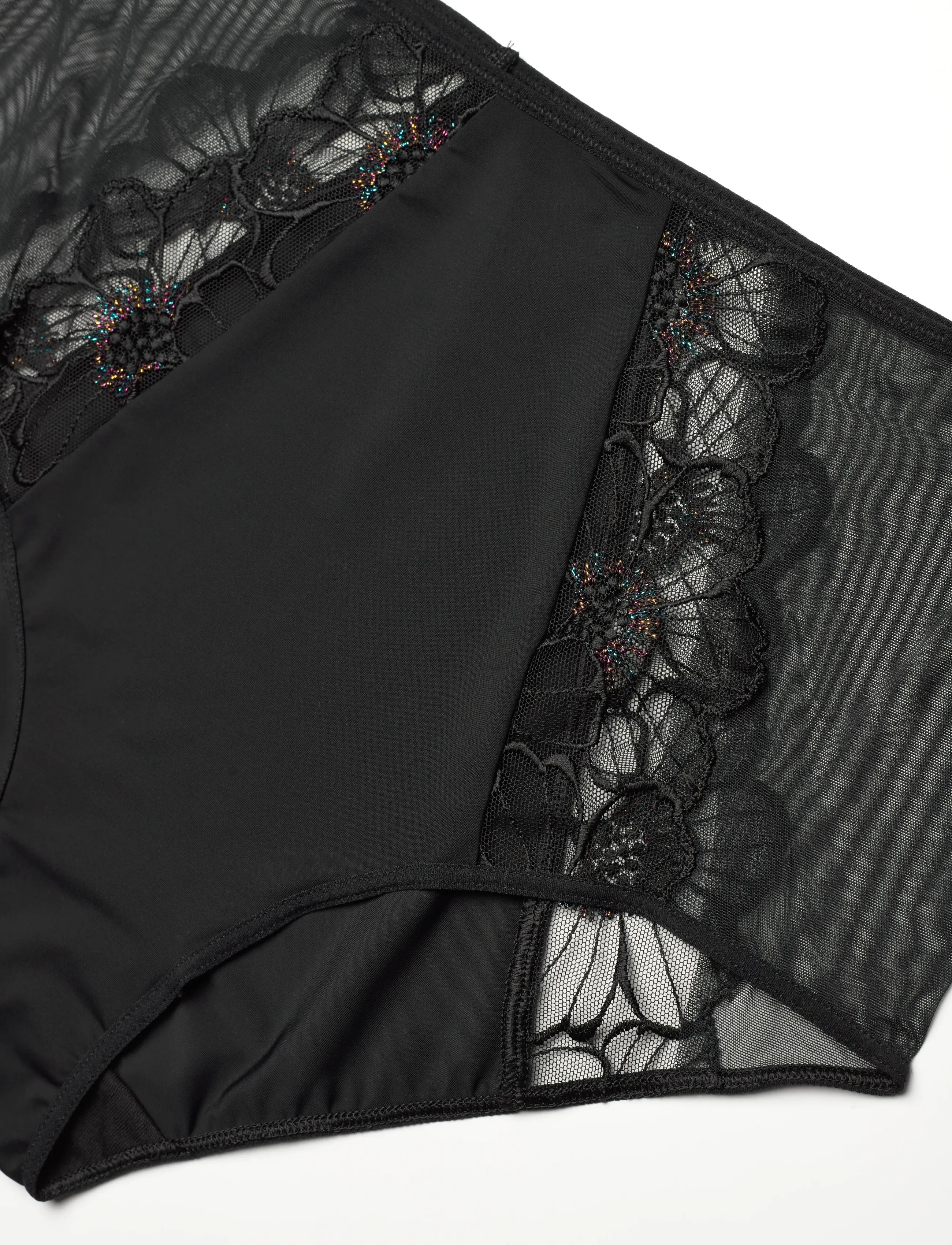 CHANTELLE - LUSH High waist full brief - midit & maxit - festive black - 5