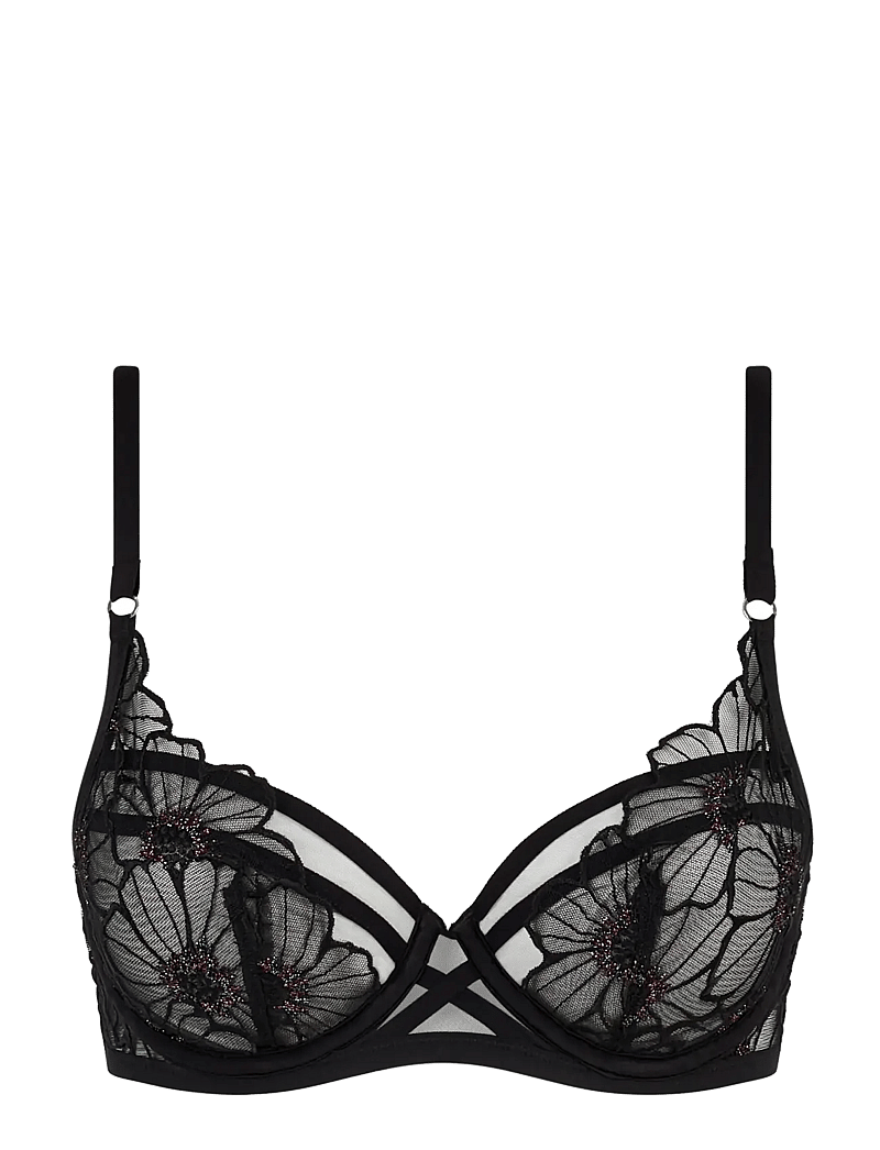 CHANTELLE - Lush Covering underwired bra - balconette bh'er - festive black - 1