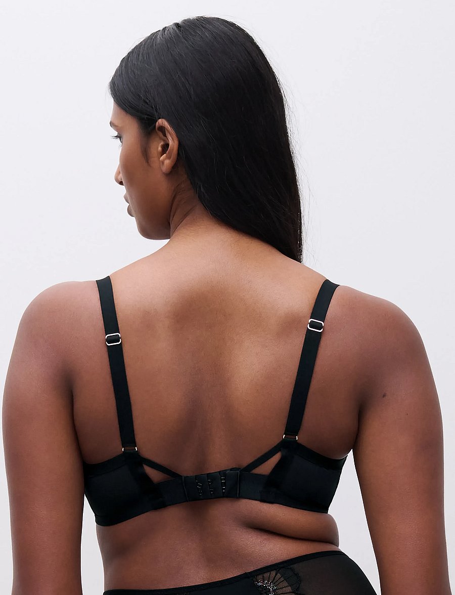 CHANTELLE - LUSH Underwire Covering bra - festive black - 4