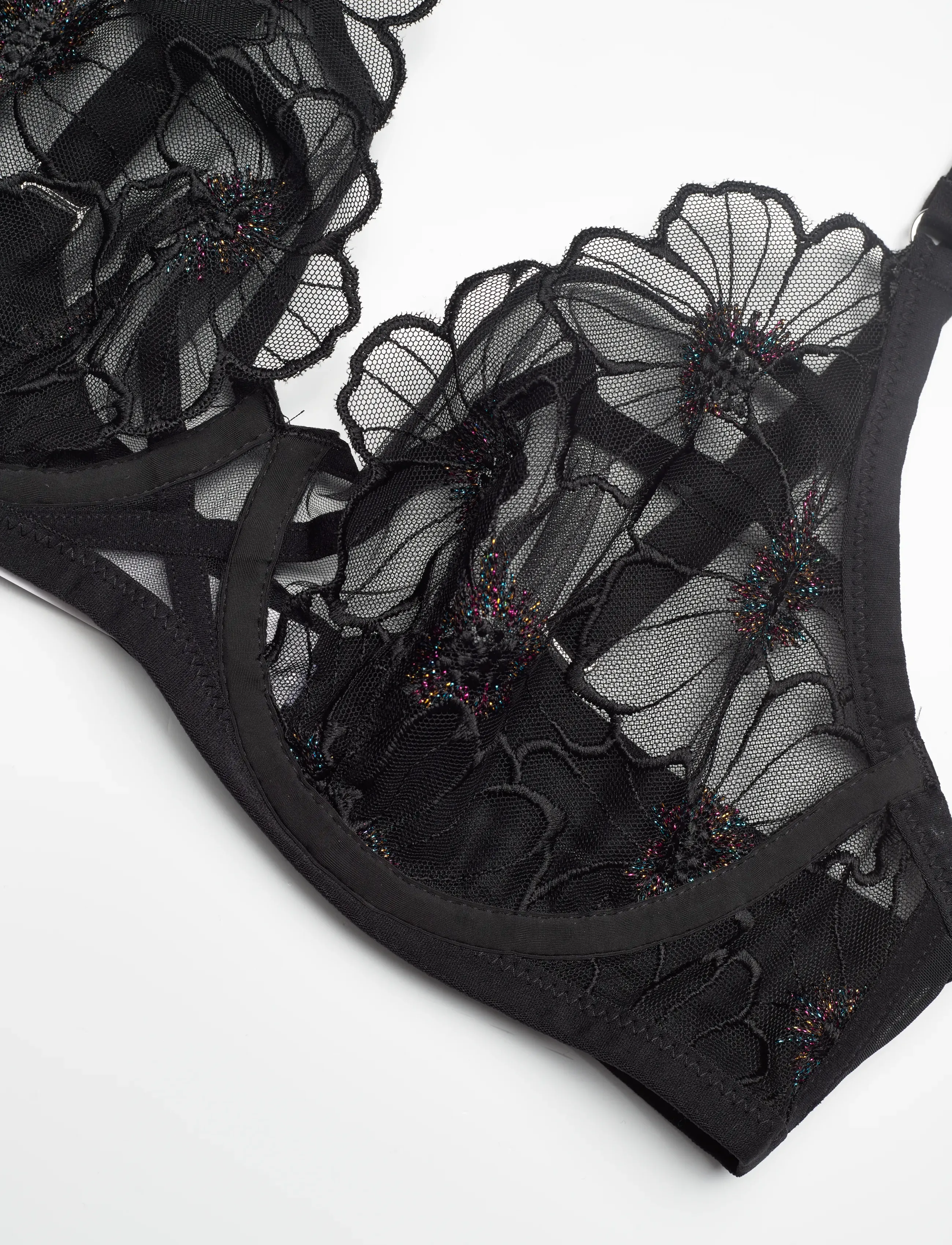 CHANTELLE - Lush Covering underwired bra - festive black - 5