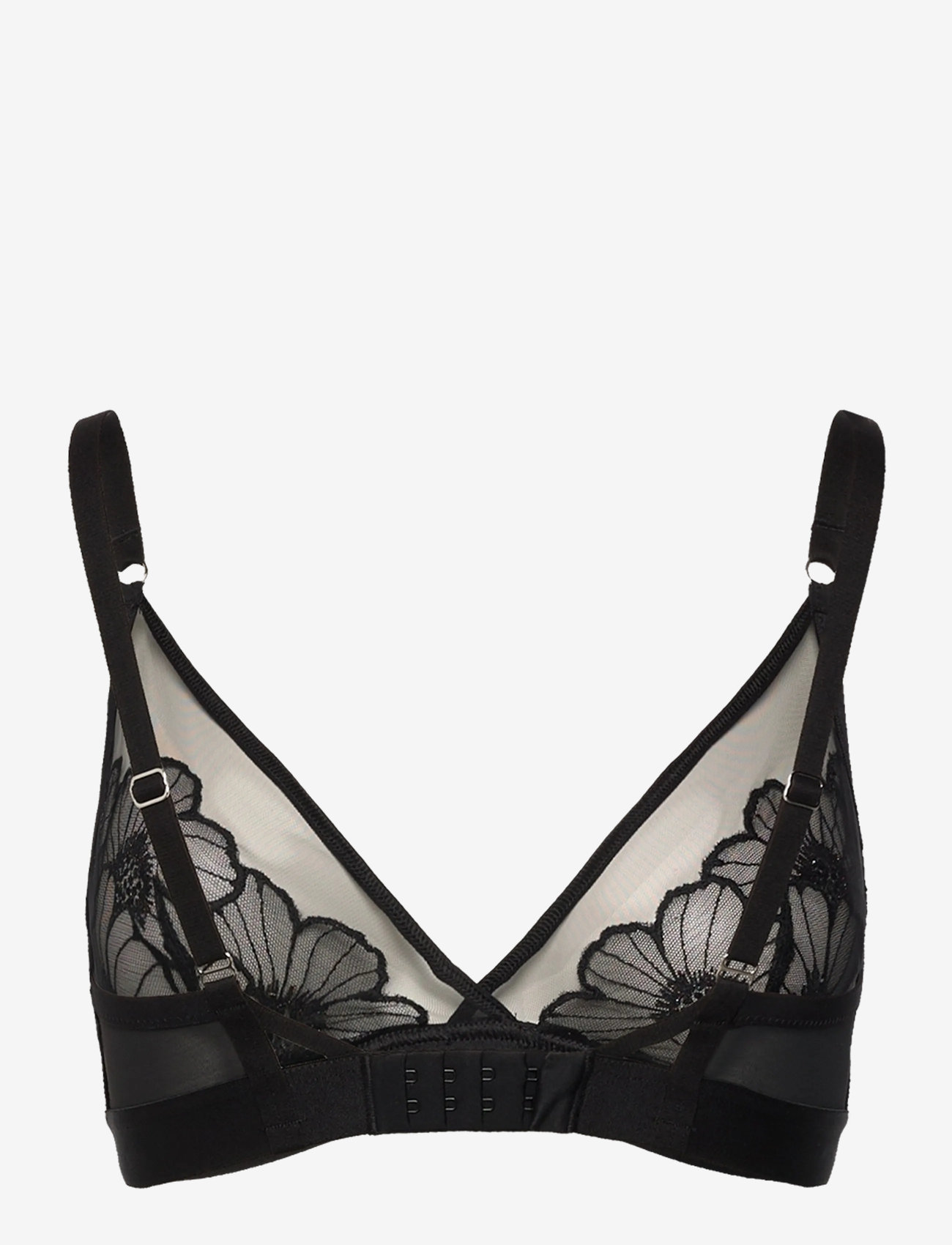 CHANTELLE - Lush Wirefree triangle bra - bralette - festive black - 2