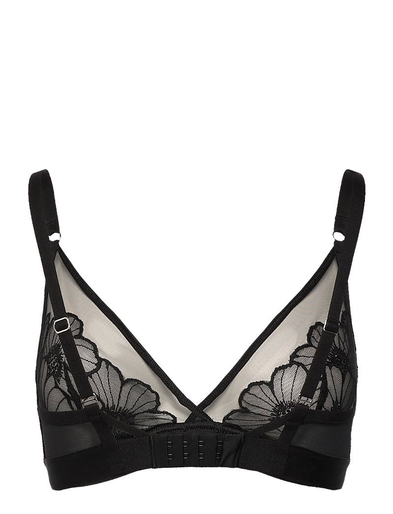 CHANTELLE - Lush Wirefree triangle bra - bralette - festive black - 2