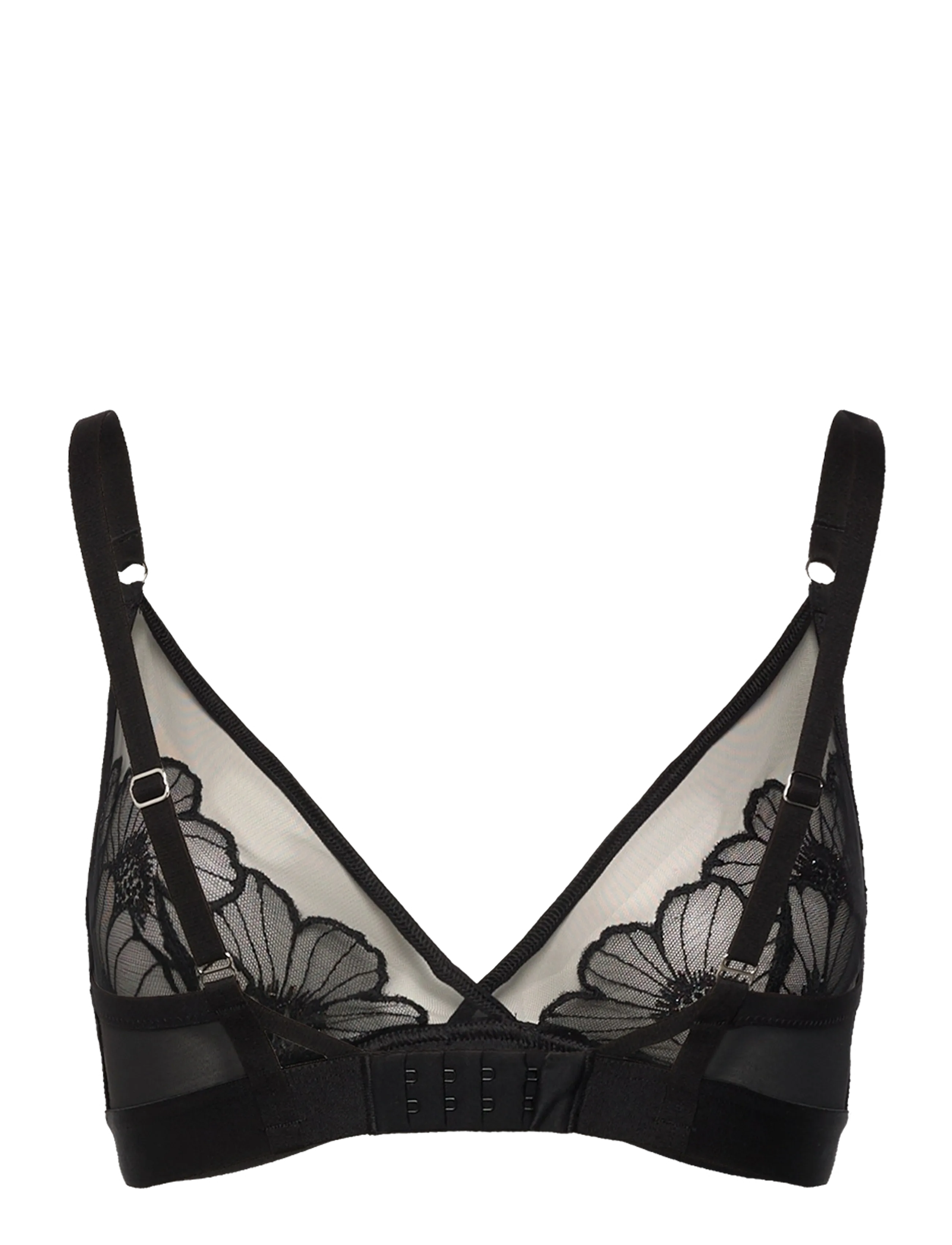 CHANTELLE - LUSH Wirefree triangle bra - festive black - 2