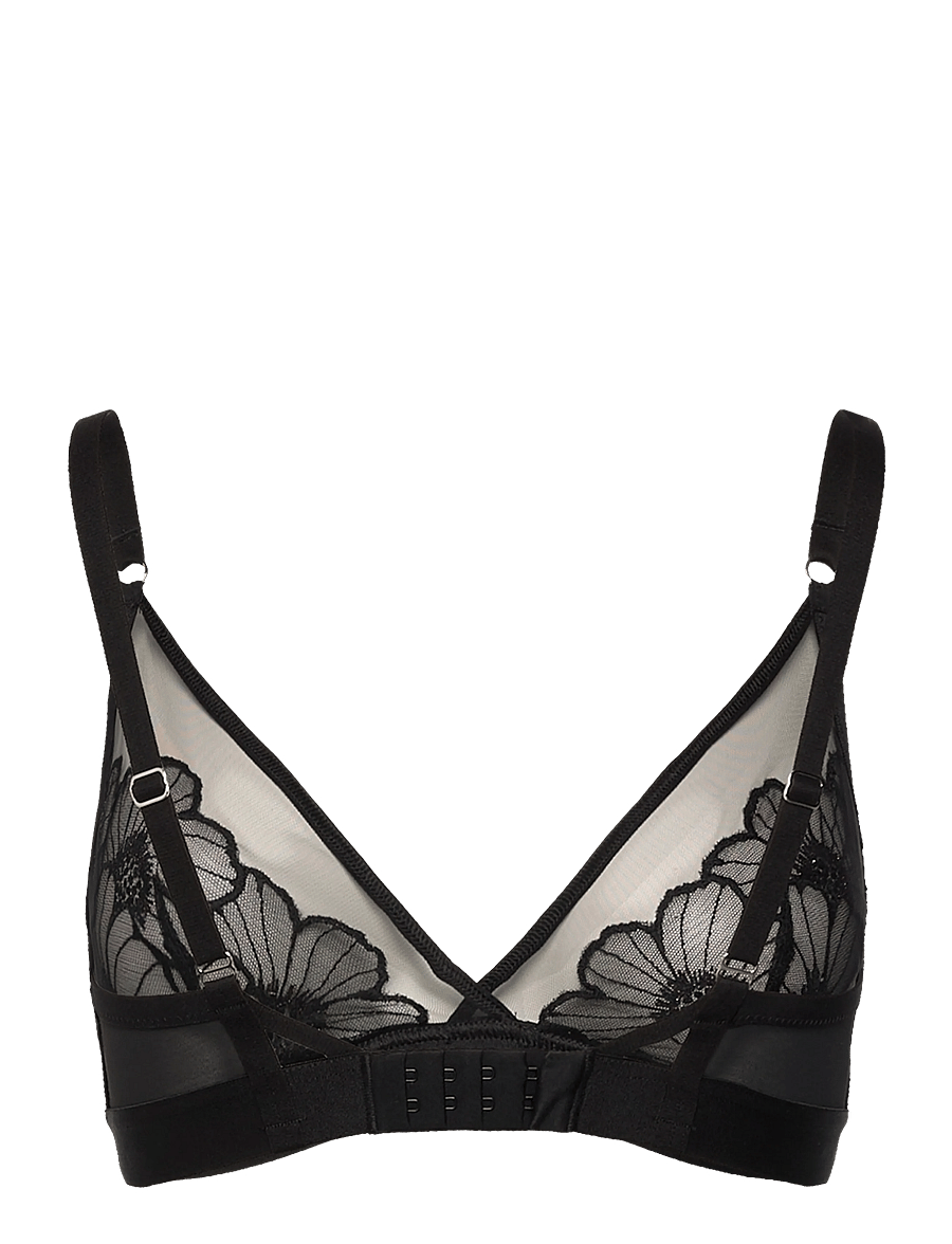 CHANTELLE - LUSH Wirefree triangle bra - festive black - 2