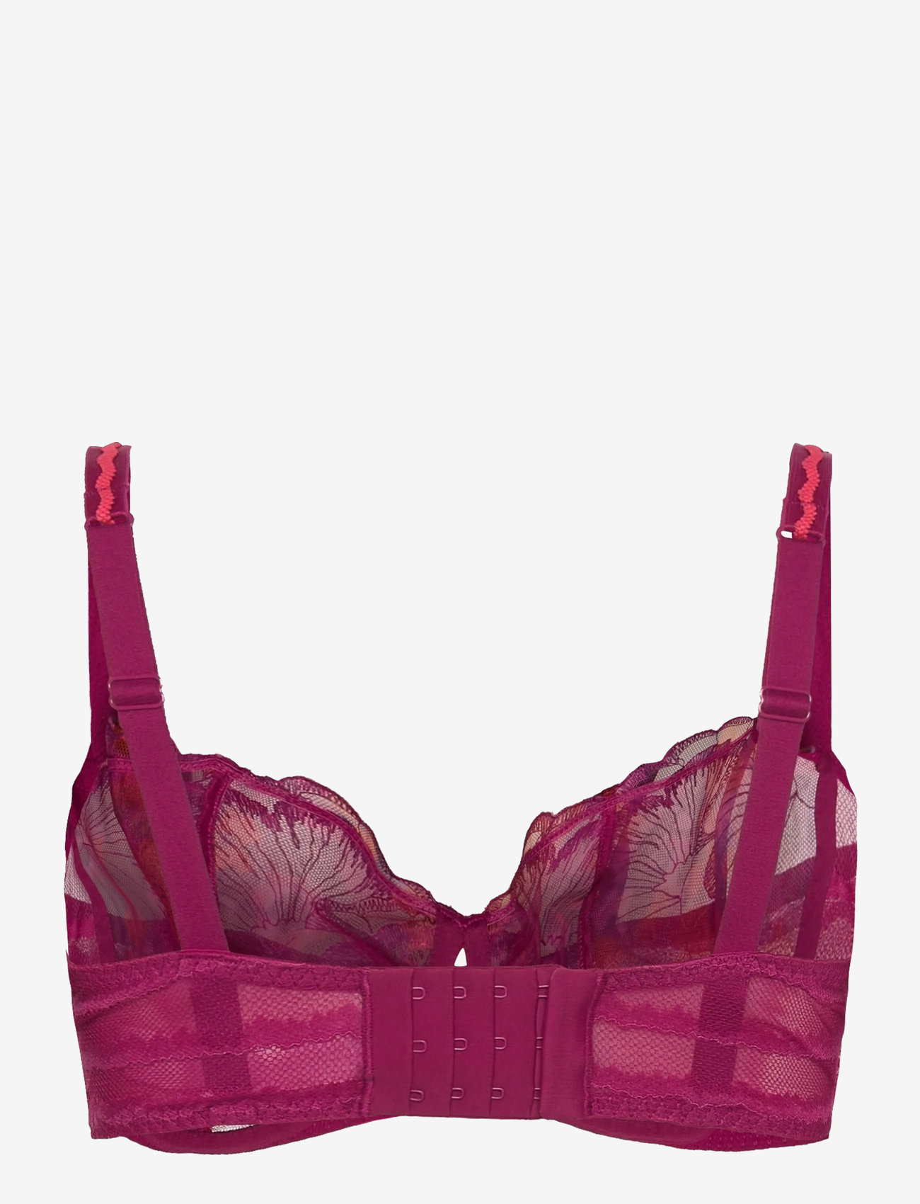 CHANTELLE - LILY Underwire half cup bra - bh:ar med bygel - dark fushia multico - 2