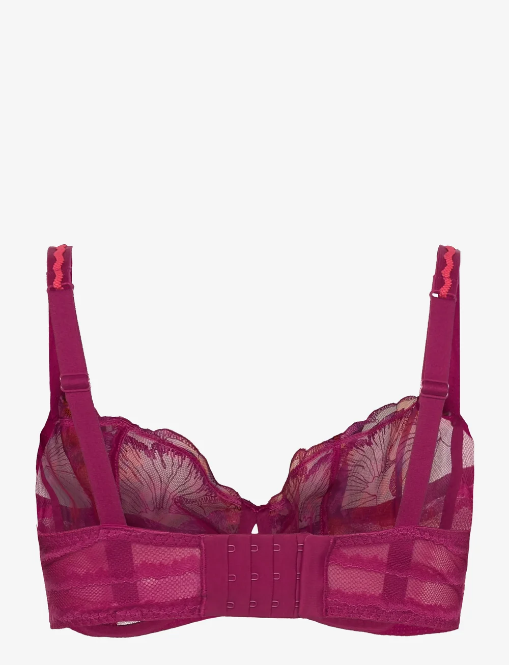CHANTELLE - LILY Underwire half cup bra - wired bras - dark fushia multico - 2