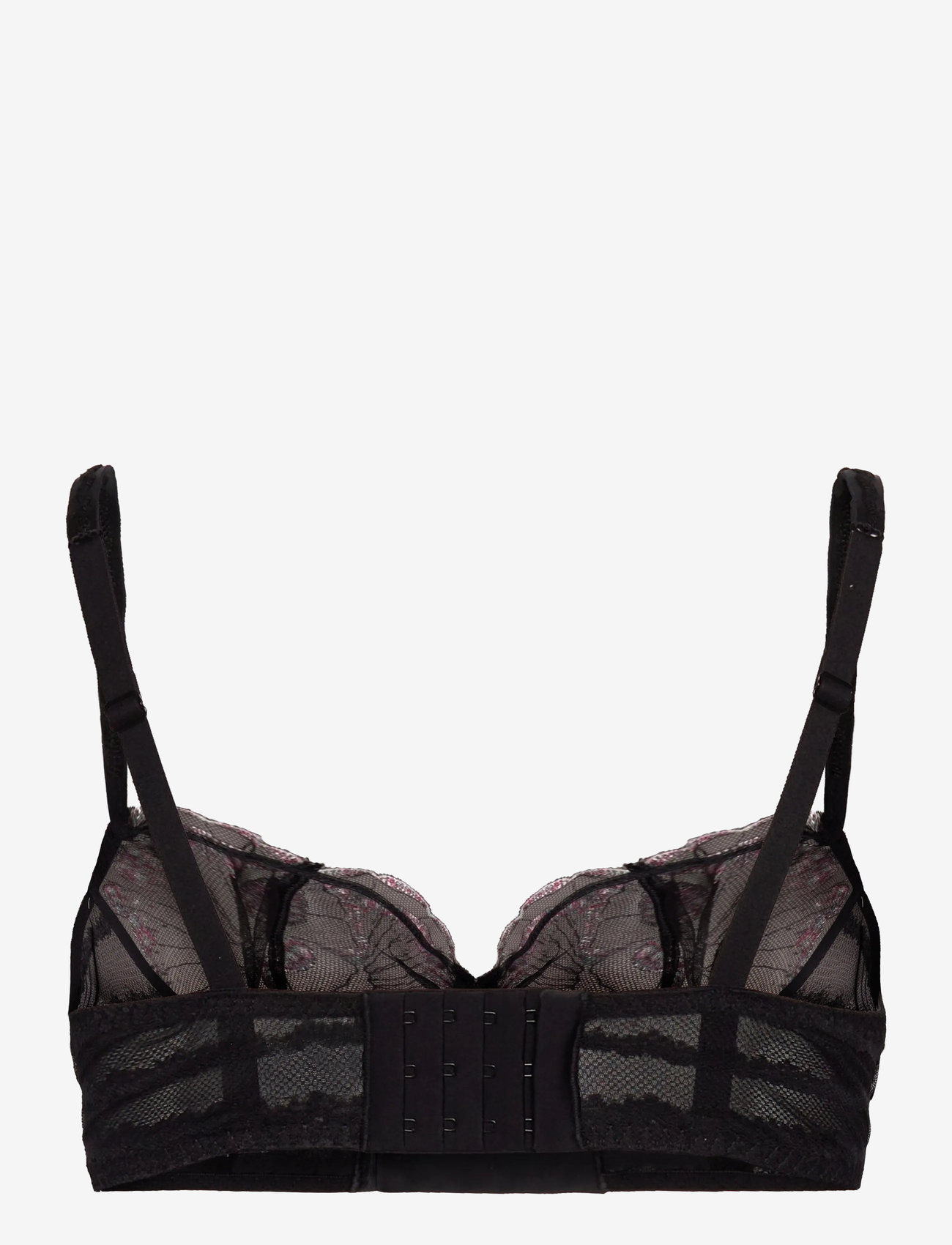 CHANTELLE - LILY Underwire half cup bra - traadiga rinnahoidjad - romantic black - 2