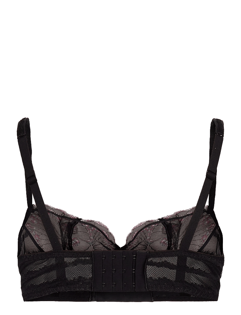 CHANTELLE - LILY Underwire half cup bra - traadiga rinnahoidjad - romantic black - 2