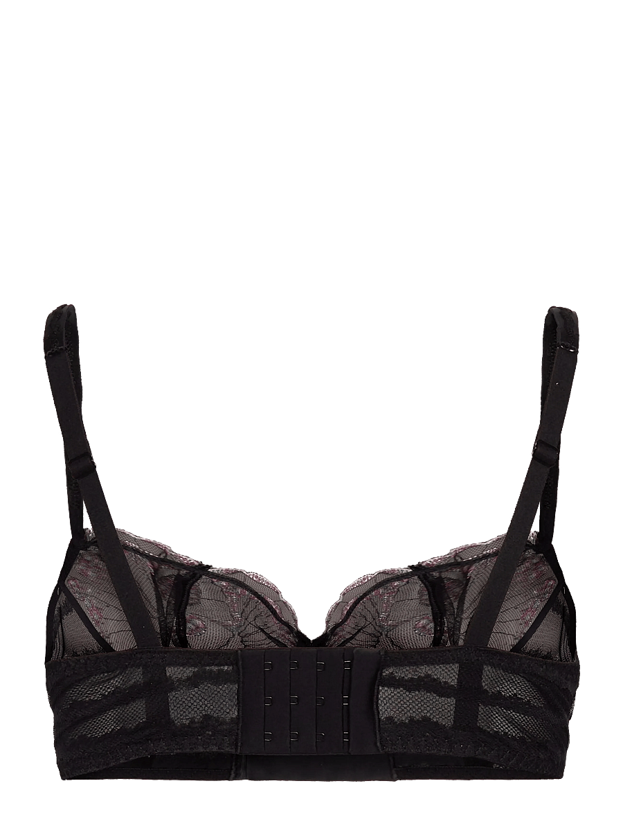 CHANTELLE - LILY Underwire half cup bra - krūšturi ar stīpiņām - romantic black - 2