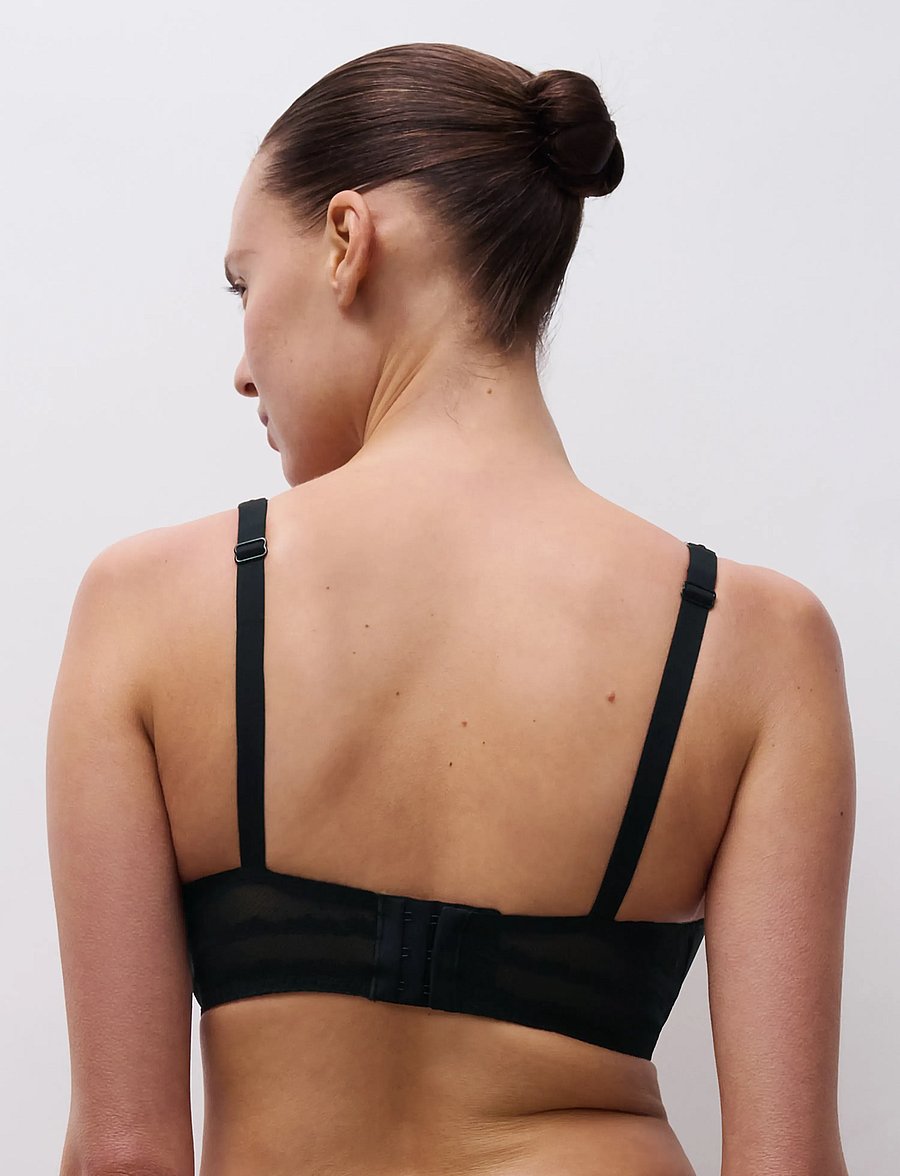 CHANTELLE - LILY Extra push t-shirt bra - brjóstahaldarar með vírum - romantic black - 4