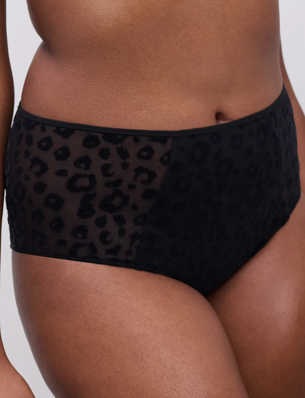 CHANTELLE - GIRLS High waisted full brief - midi & maxi trosor - black - 3