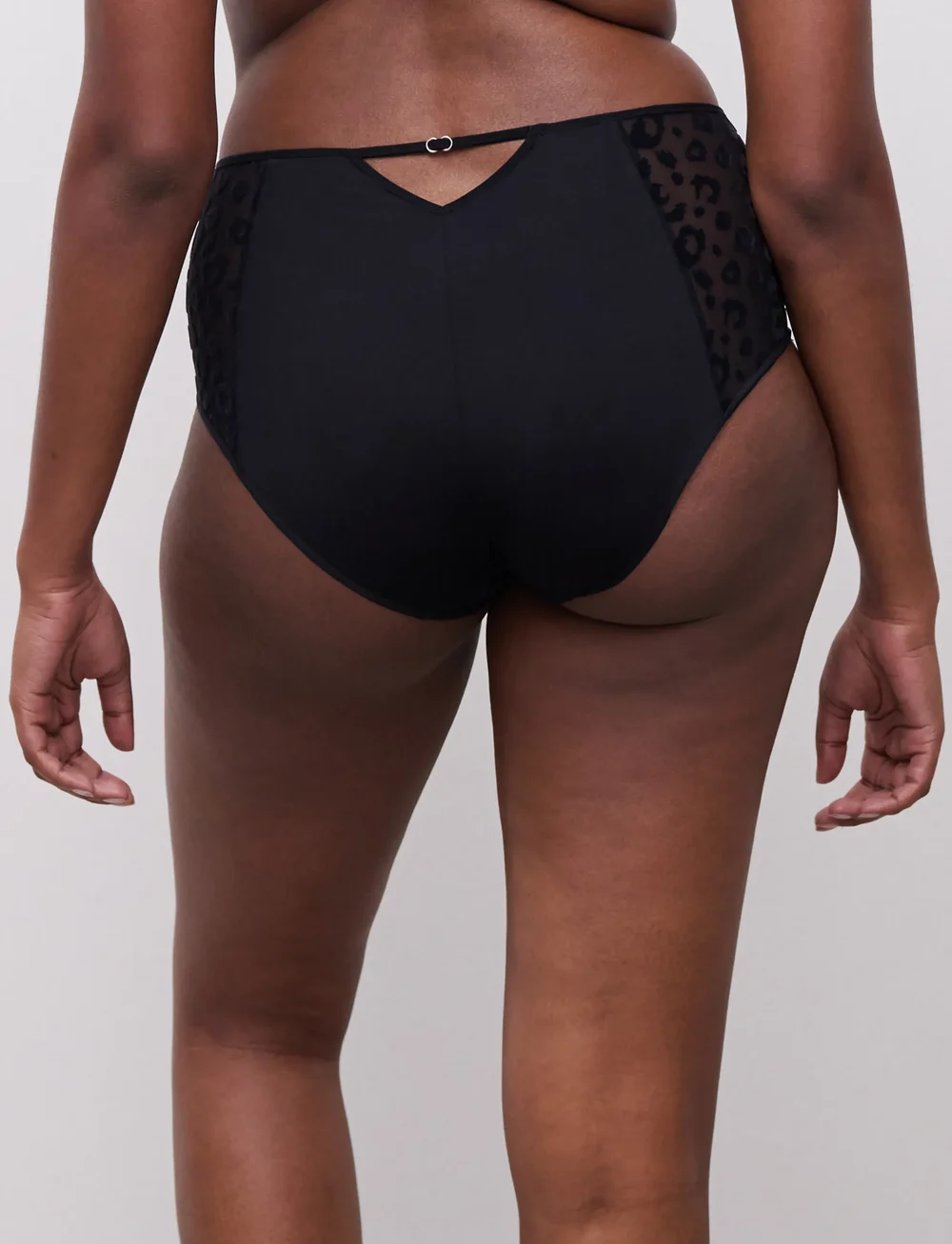 CHANTELLE - GIRLS High waisted full brief - midi & maxi trosor - black - 4