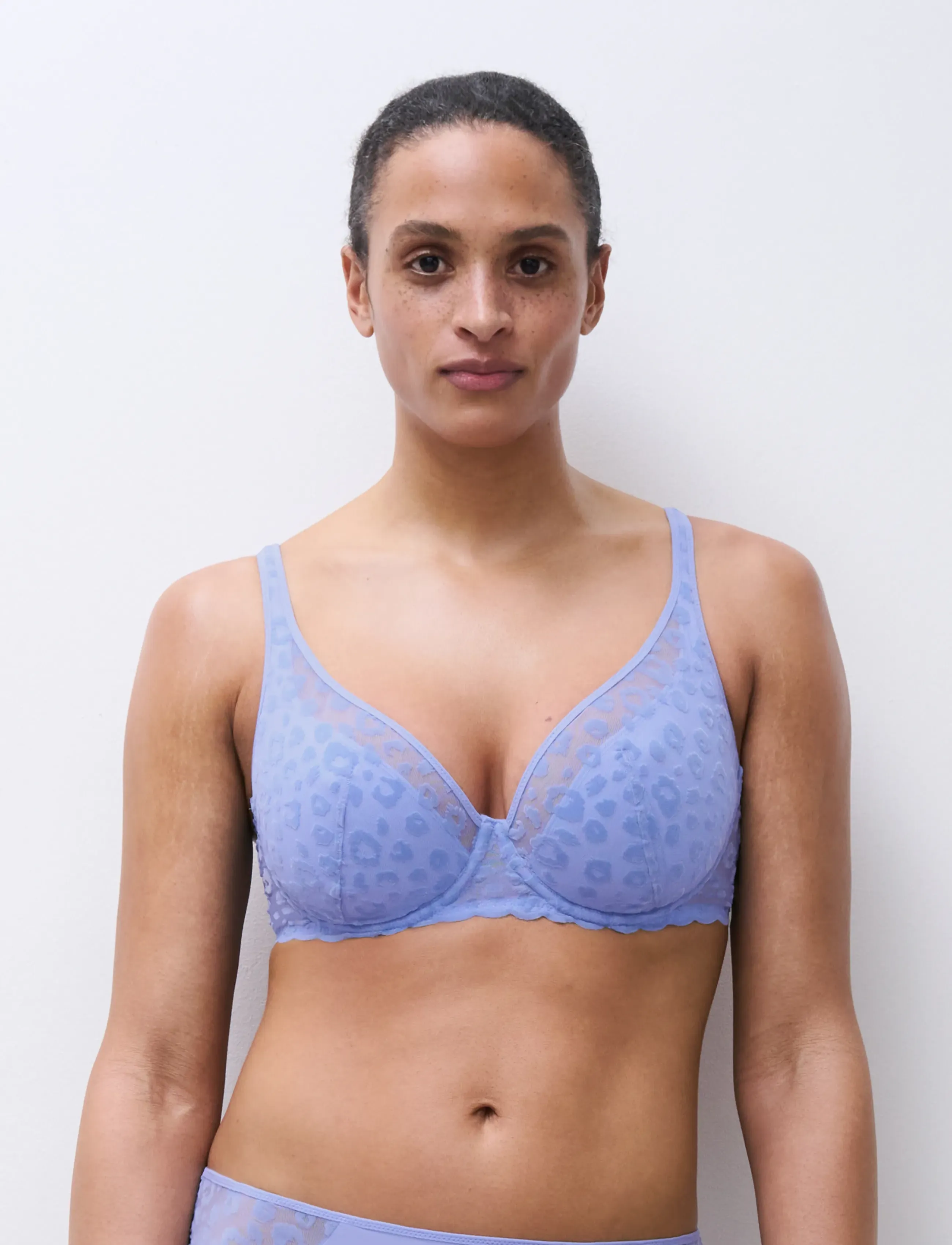 CHANTELLE - Girls Plunge foam bra - balconette bh:ar - lilac - 5