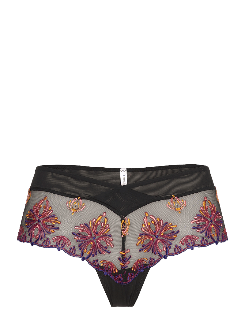 CHANTELLE - Champs Elysees Revealing shorty - brazilian slips - black jewels - 1