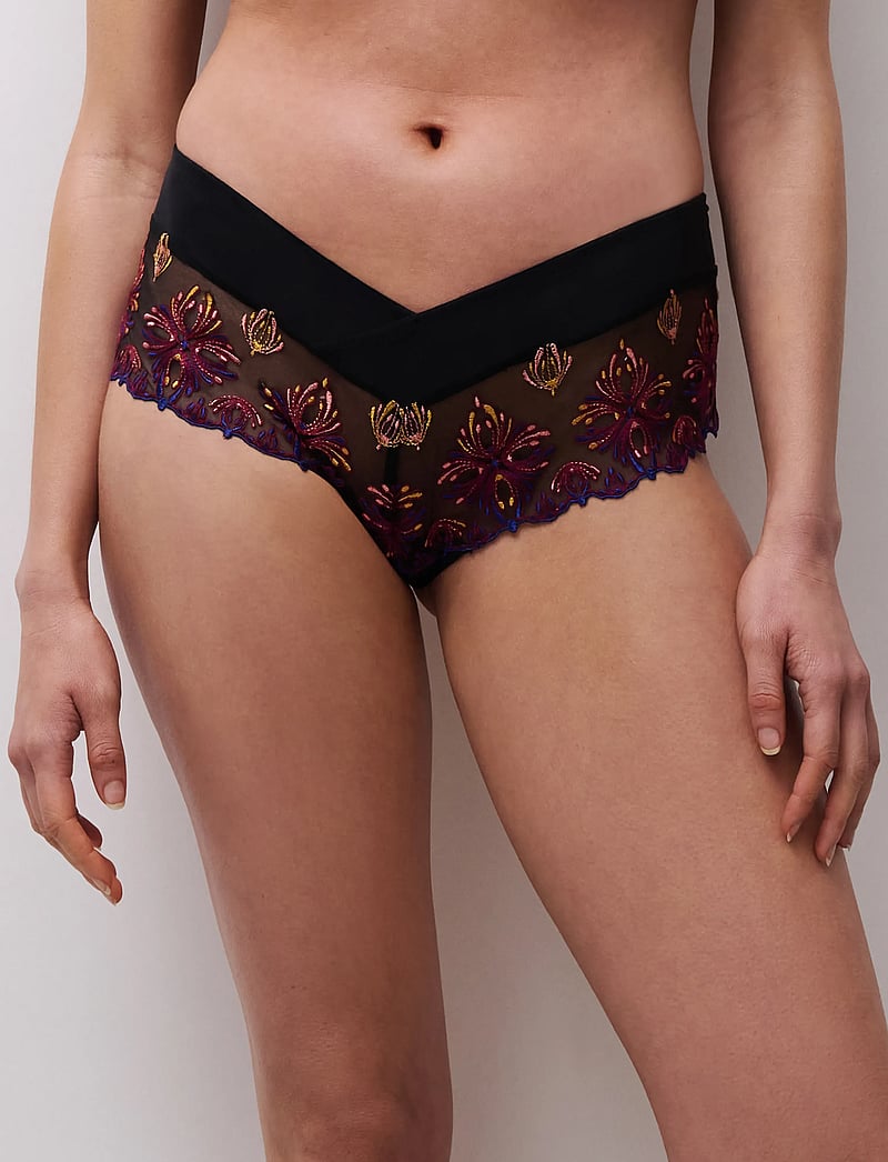 CHANTELLE - Champs Elysees Revealing shorty - brazilian slips - black jewels - 0