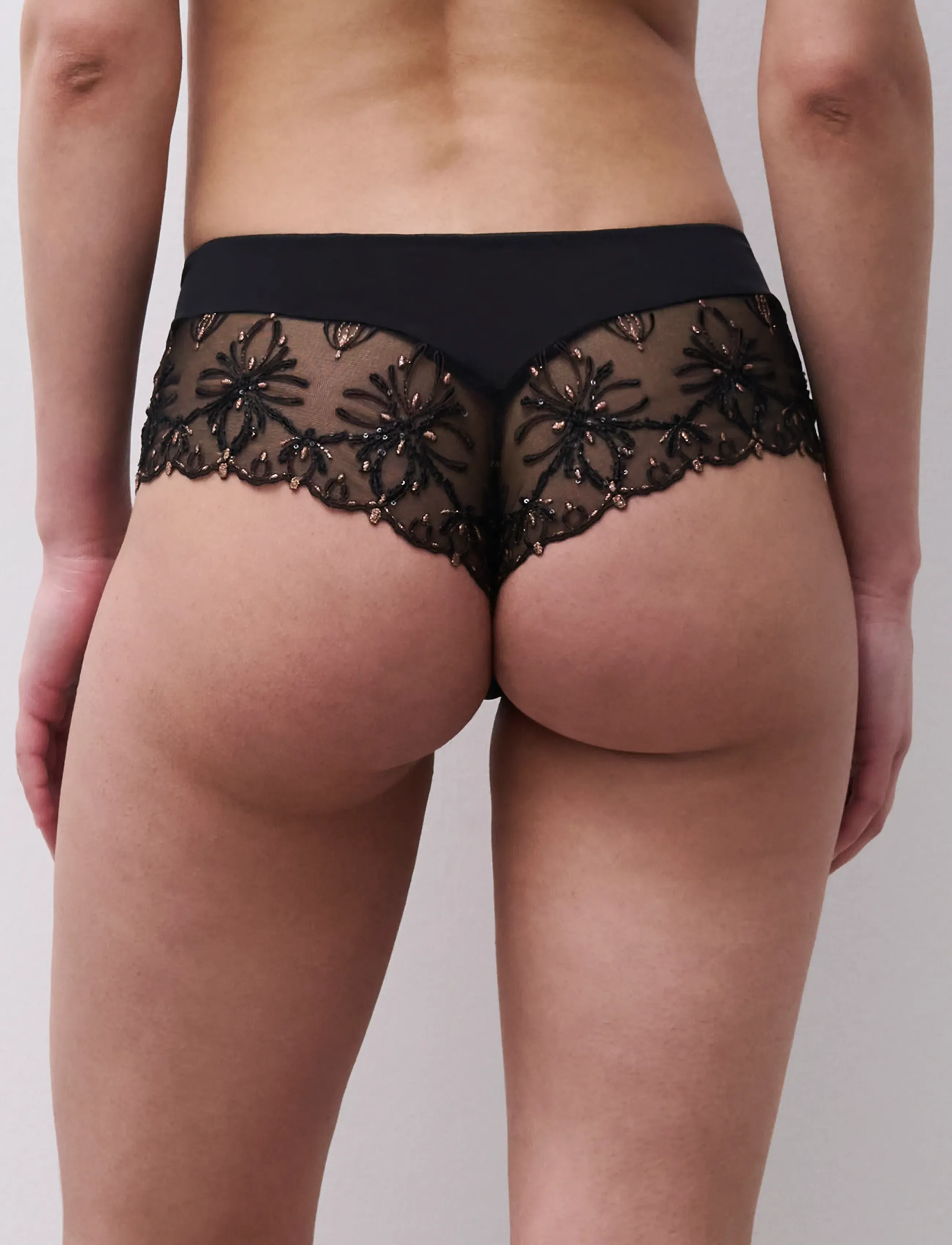 CHANTELLE - Champs Elysees Revealing shorty - brasiilia lõinega aluspüksid - dazzling black - 5