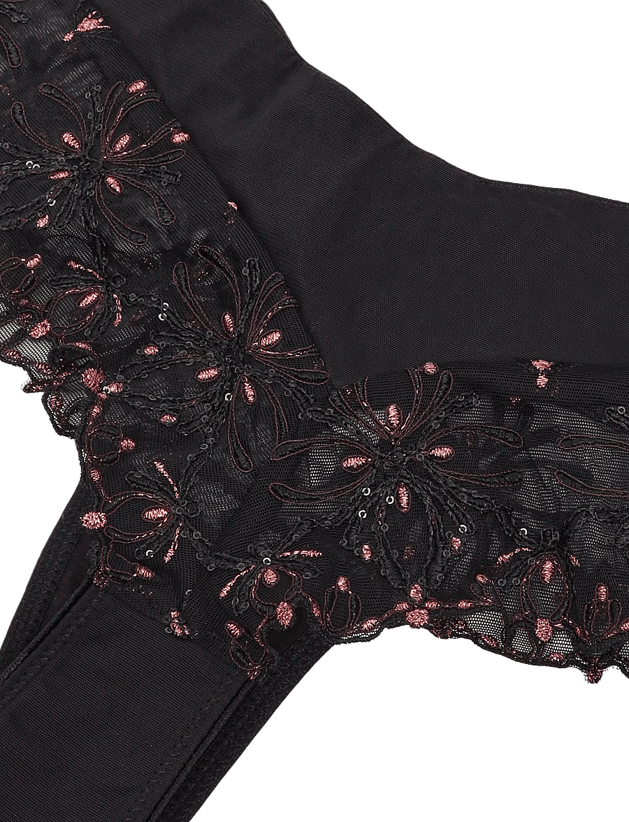 CHANTELLE - Champs Elysees Revealing shorty - brasiilia lõinega aluspüksid - dazzling black - 3