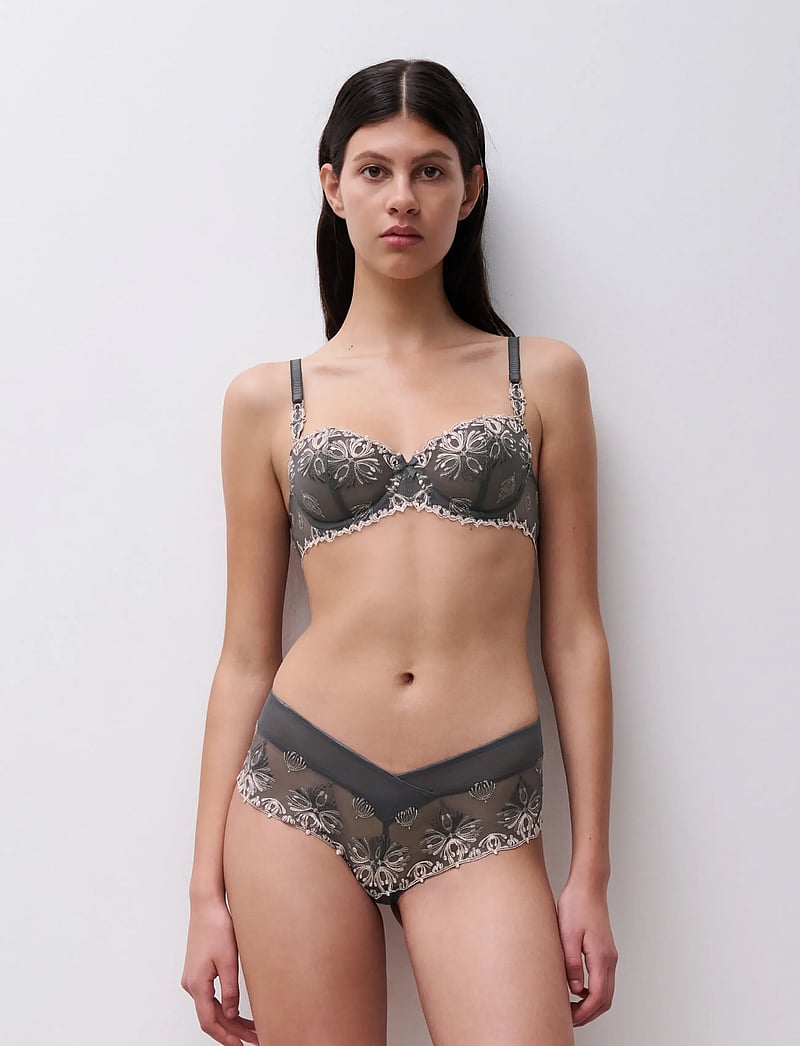CHANTELLE - Champs Elysees Half-cup balcony bra - balconette bh'er - blushed ash - 3