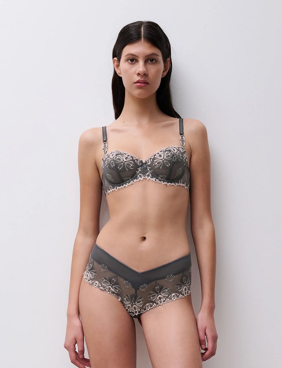 CHANTELLE - Champs Elysees Half-cup balcony bra - „balconette“ tipo liemenėlės - blushed ash - 3