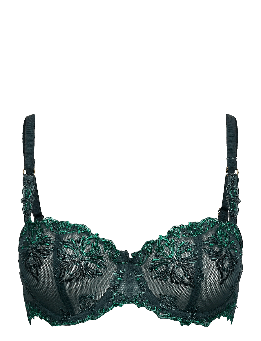 CHANTELLE - Champs Elysees Half-cup balcony bra - balconette bh:ar - eden green multico - 1