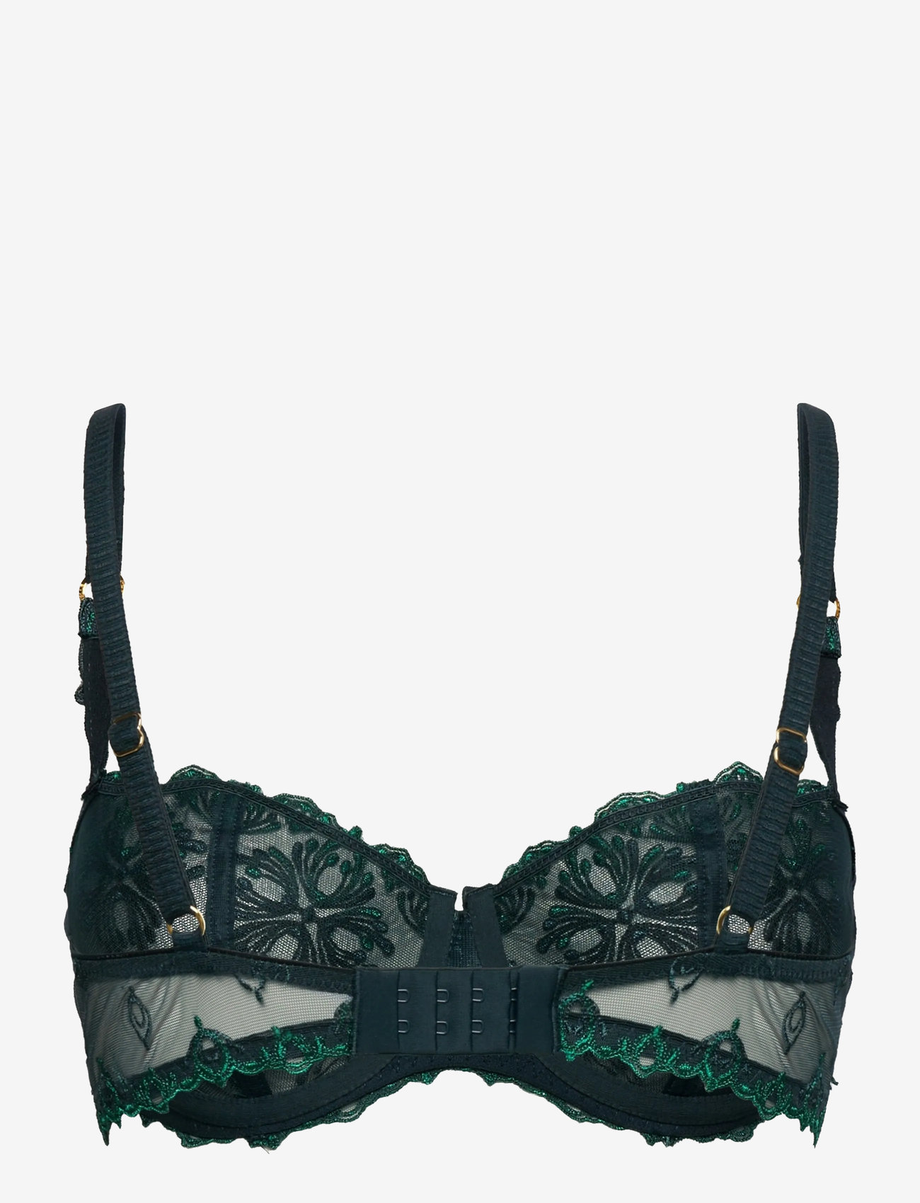 CHANTELLE - Champs Elysees Half-Cup Balcony Bra - bh:ar med bygel - eden green multico - 2
