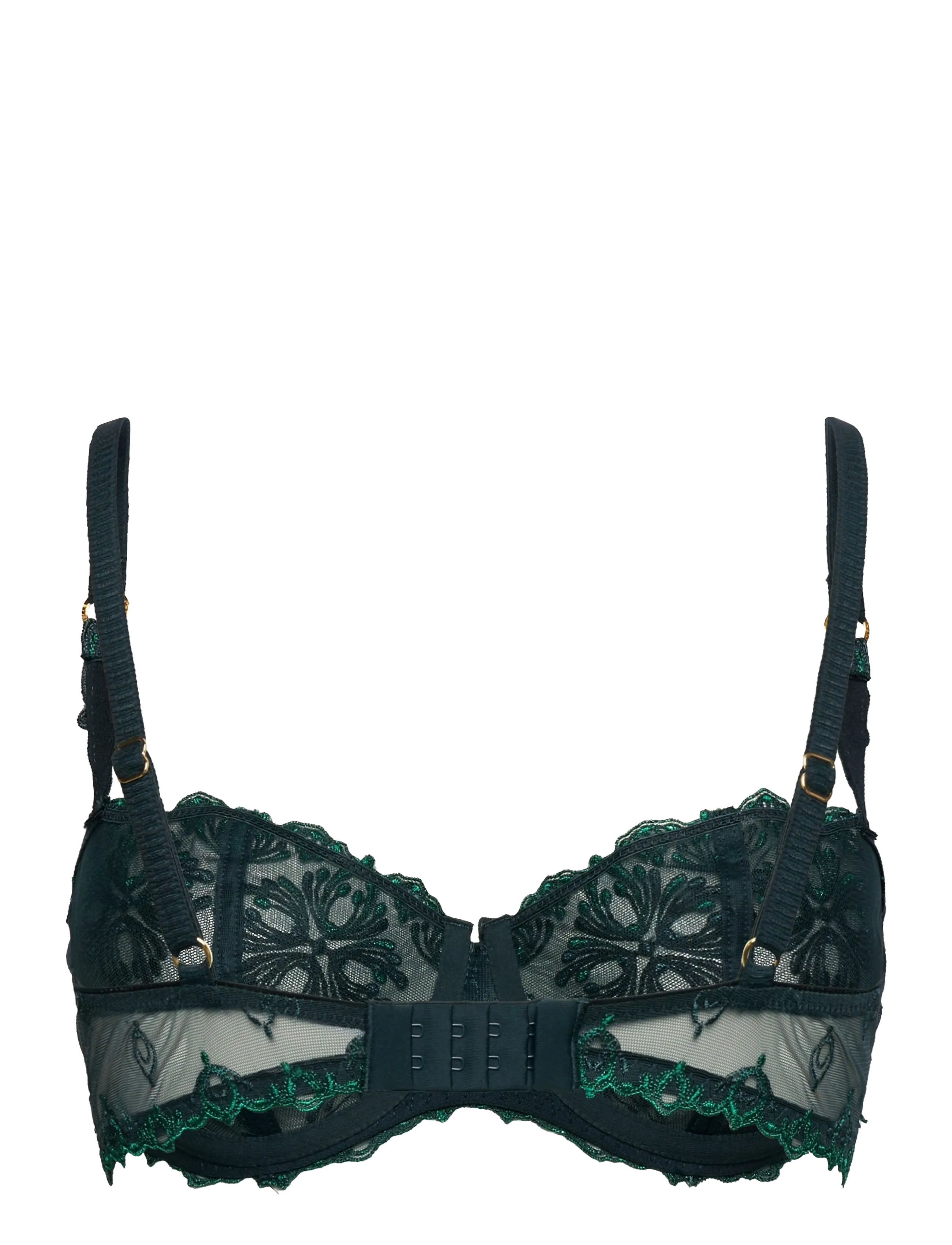 CHANTELLE - Champs Elysees Half-cup balcony bra - balconette bh:ar - eden green multico - 2