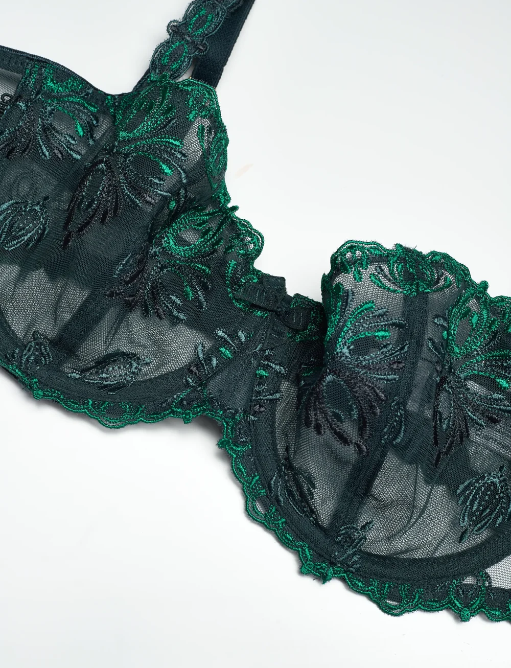 CHANTELLE - Champs Elysees Half Cup Bra - bügellose bhs - eden green multico - 5