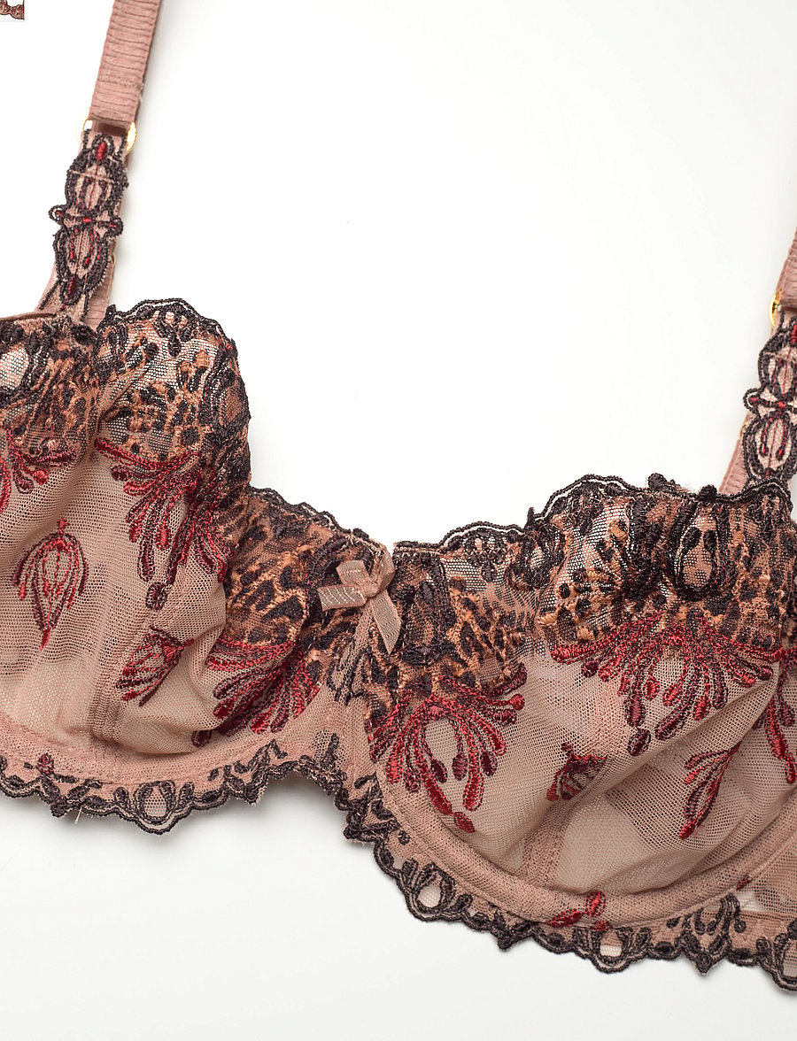CHANTELLE - Champs Elysees Half Cup Bra - balconette bh:ar - feline print - 5