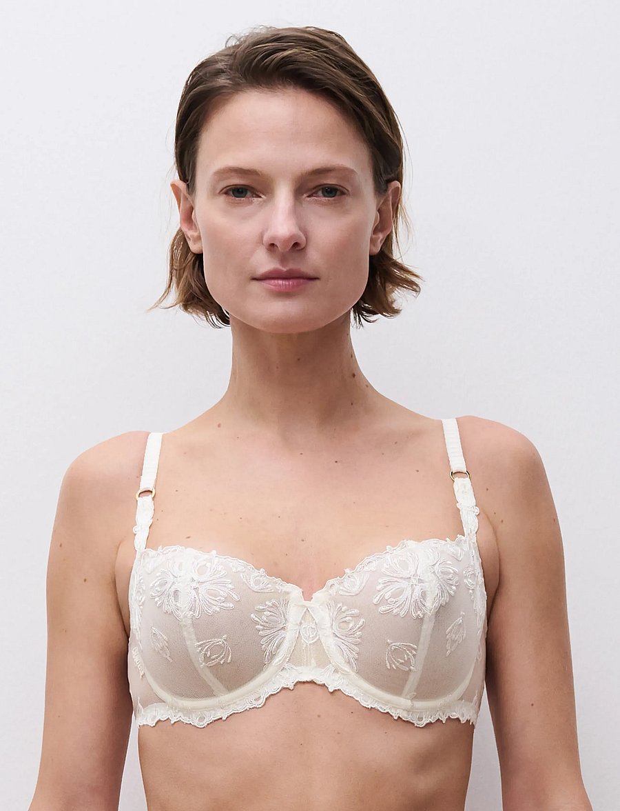 CHANTELLE - Champs Elysees Half-cup balcony bra - balconette-rintaliivit - ivory - 4