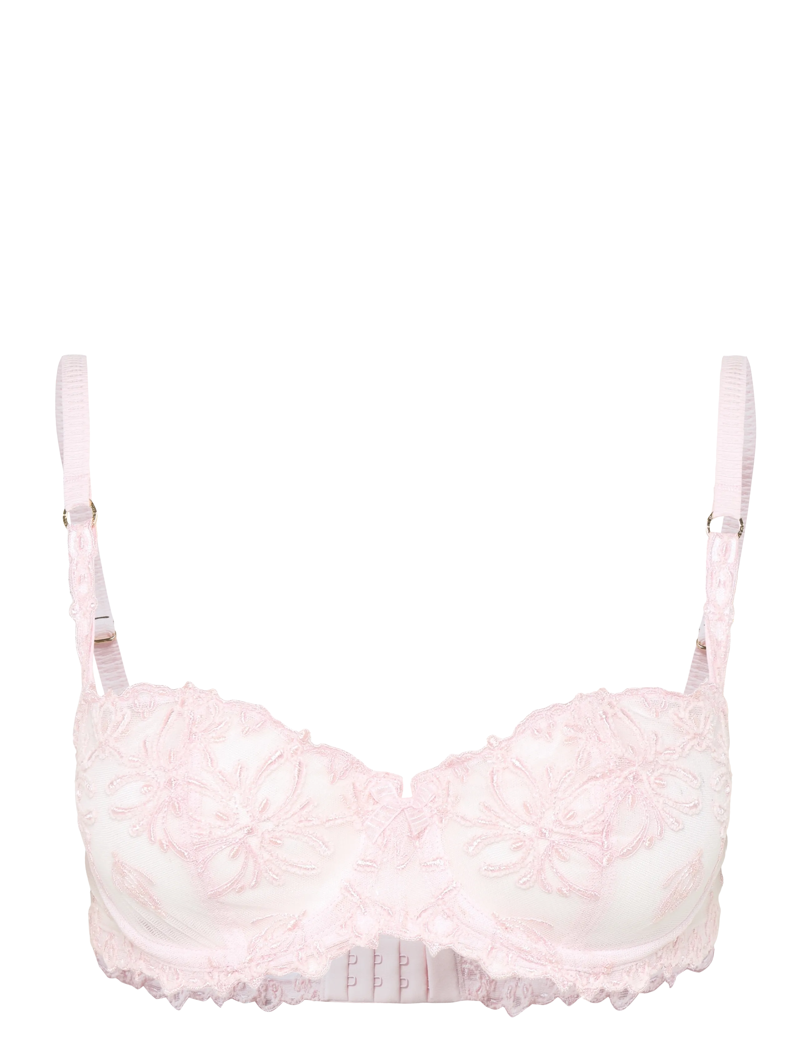 CHANTELLE Champs Elysees Half-cup balcony bra - BH:ar - PINK CLOUD / pink/rose