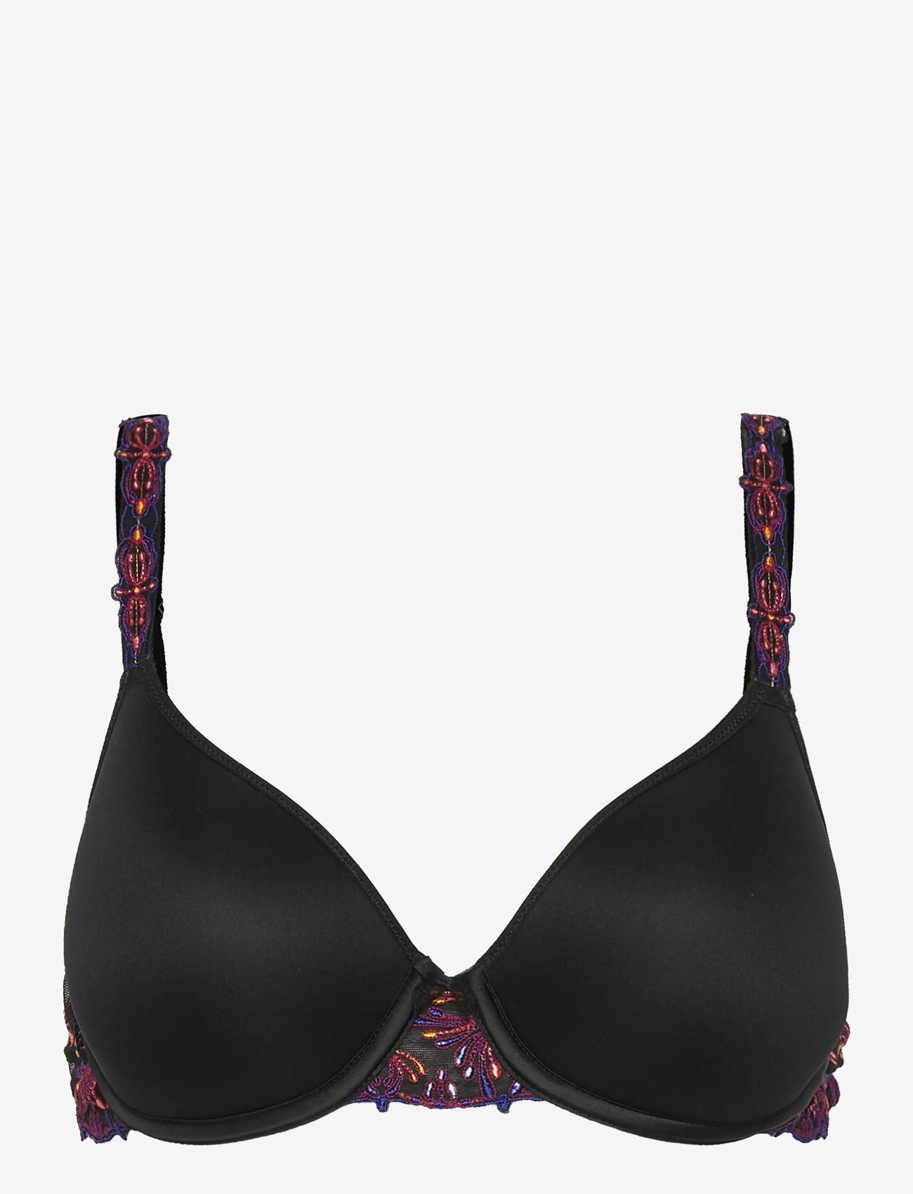 CHANTELLE - CHAMPS ELYSEES T-shirt covering memory bra - t-shirt bh'er - black jewels - 1