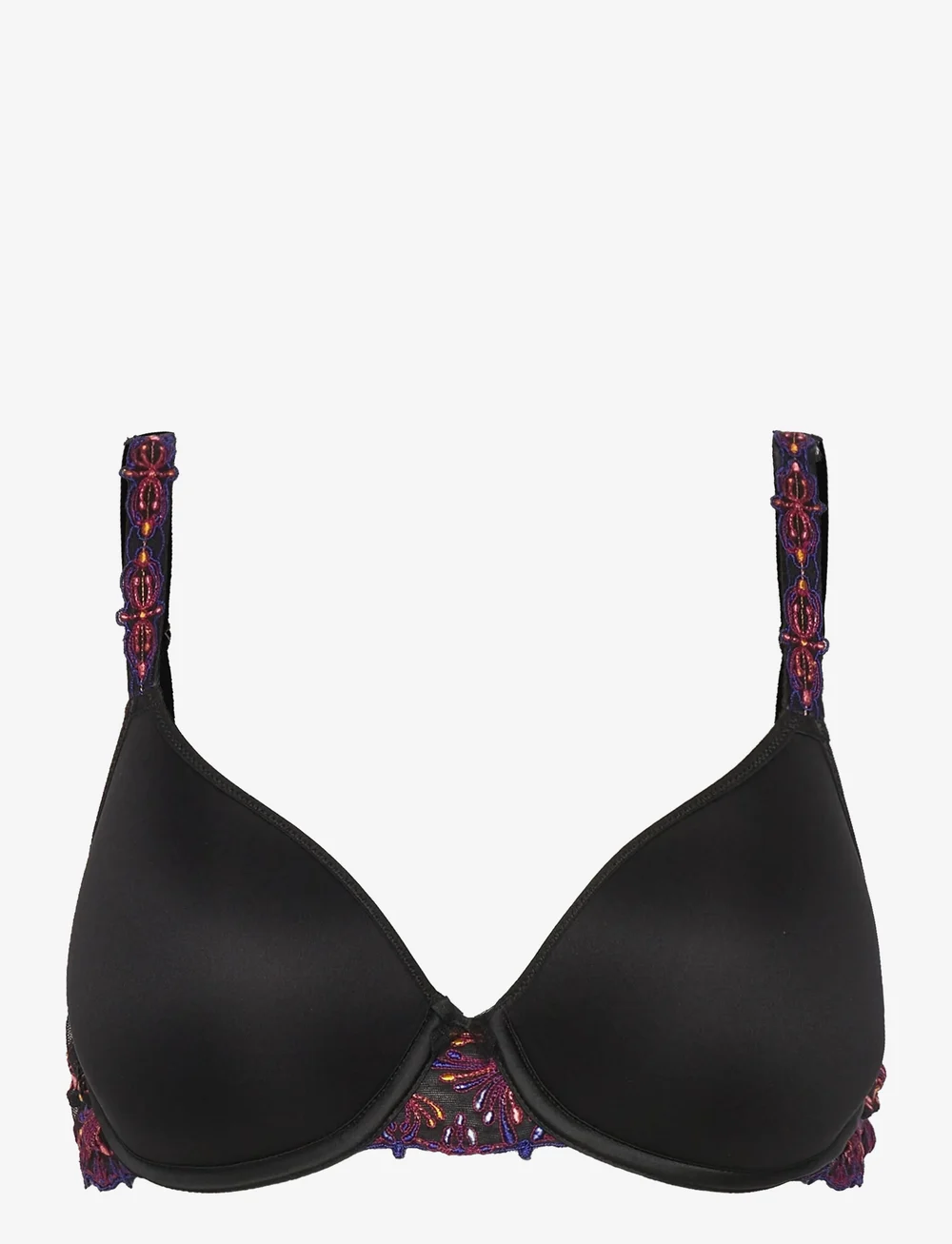 CHANTELLE - CHAMPS ELYSEES T-shirt covering memory bra - t-särkide rinnahoidjad - black jewels - 1