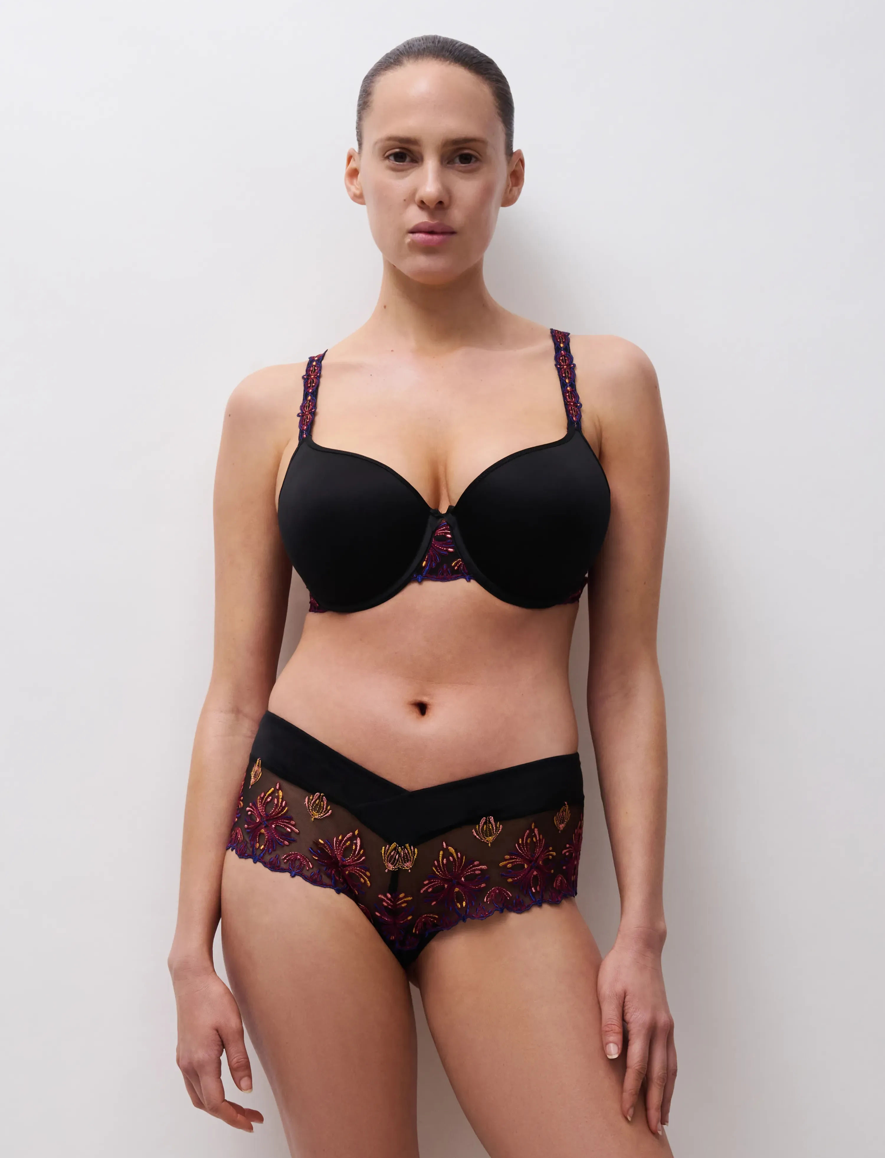 CHANTELLE - Champs Elysees Covering memory bra - t-shirt bras - black jewels - 4