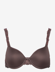 Champs Elysees Covering Memory Bra - GLOSSY BROWN