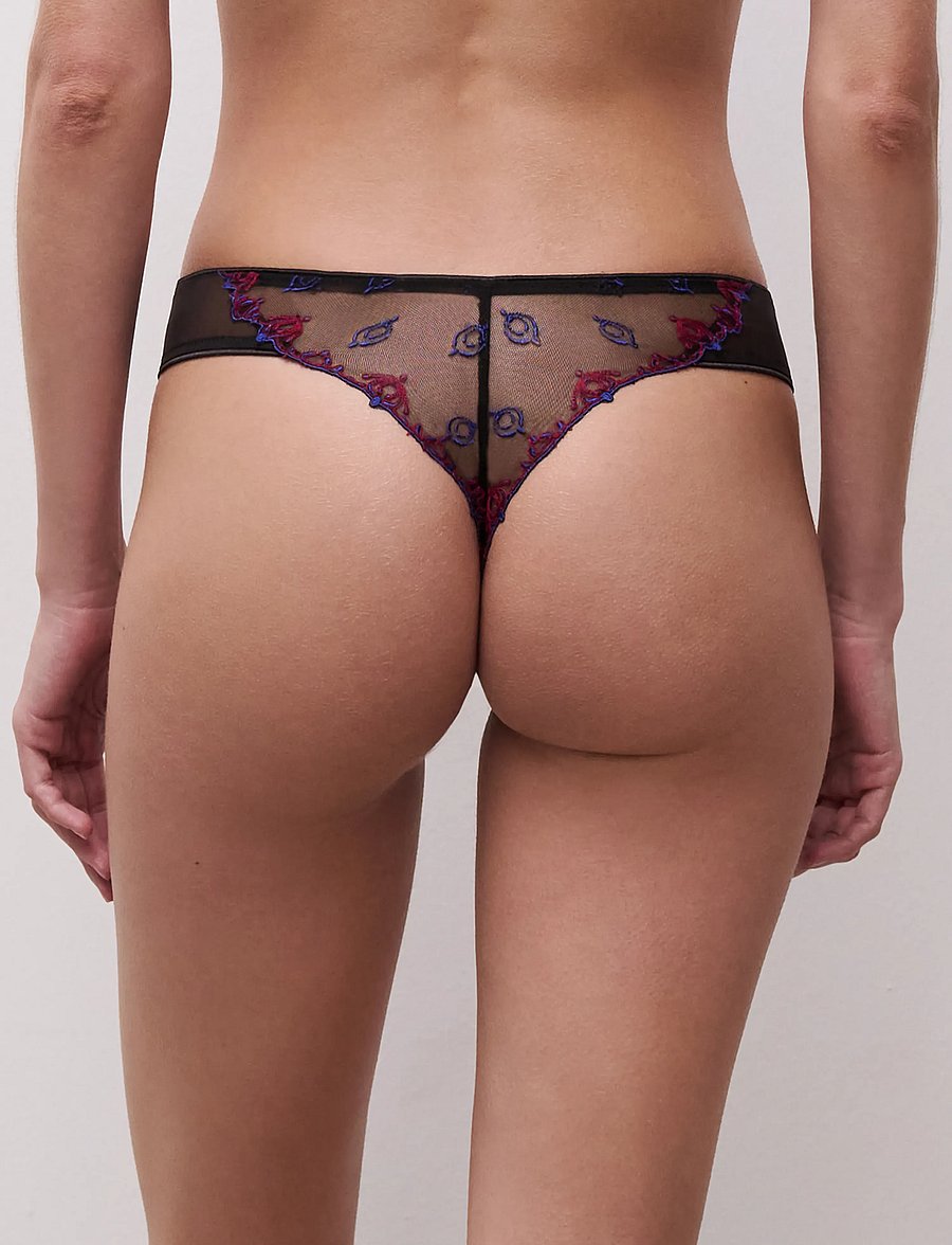 CHANTELLE - Champs Elysees Tanga - stringid - black jewels - 3