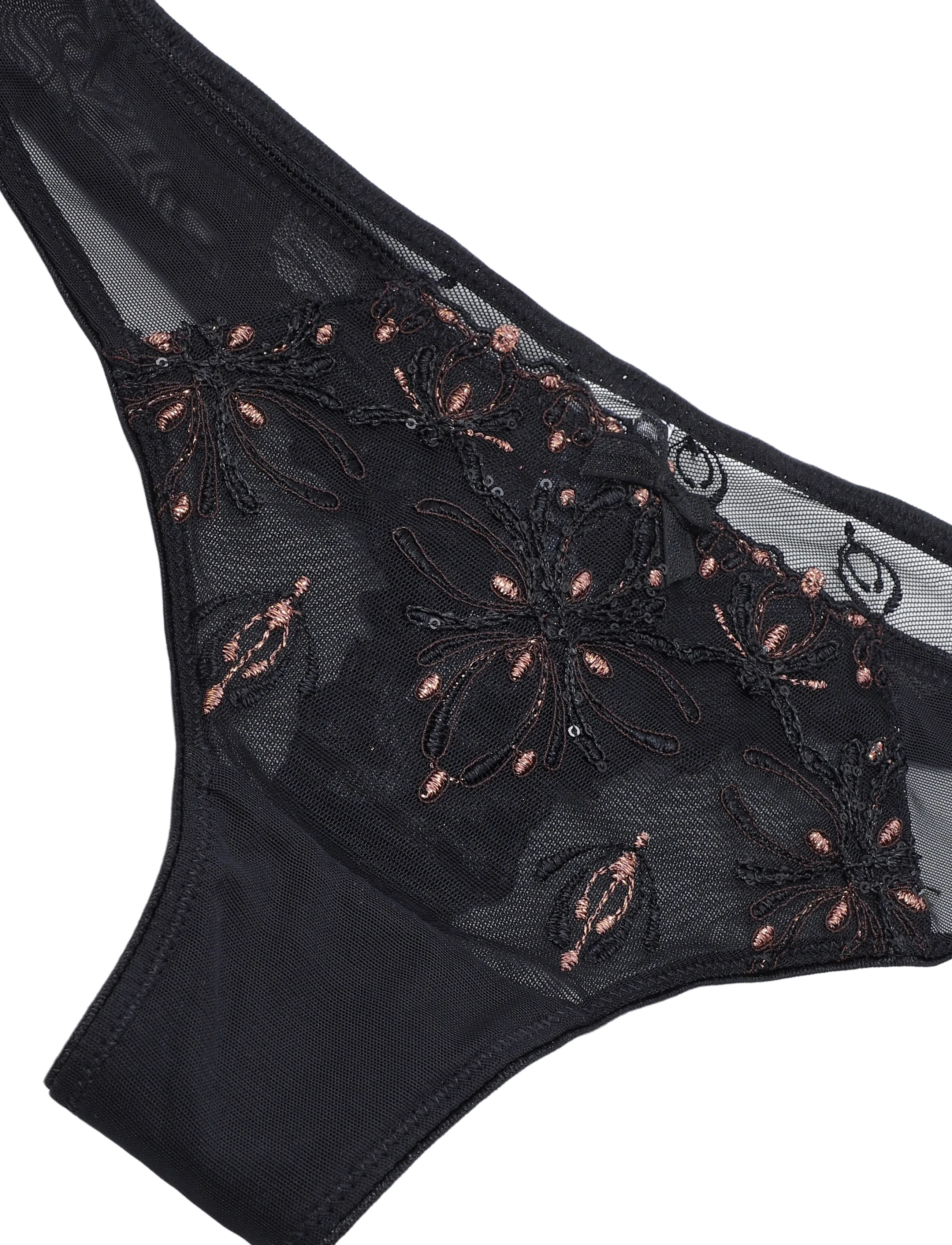 CHANTELLE - Champs Elysees Tanga - tangas - dazzling black - 5