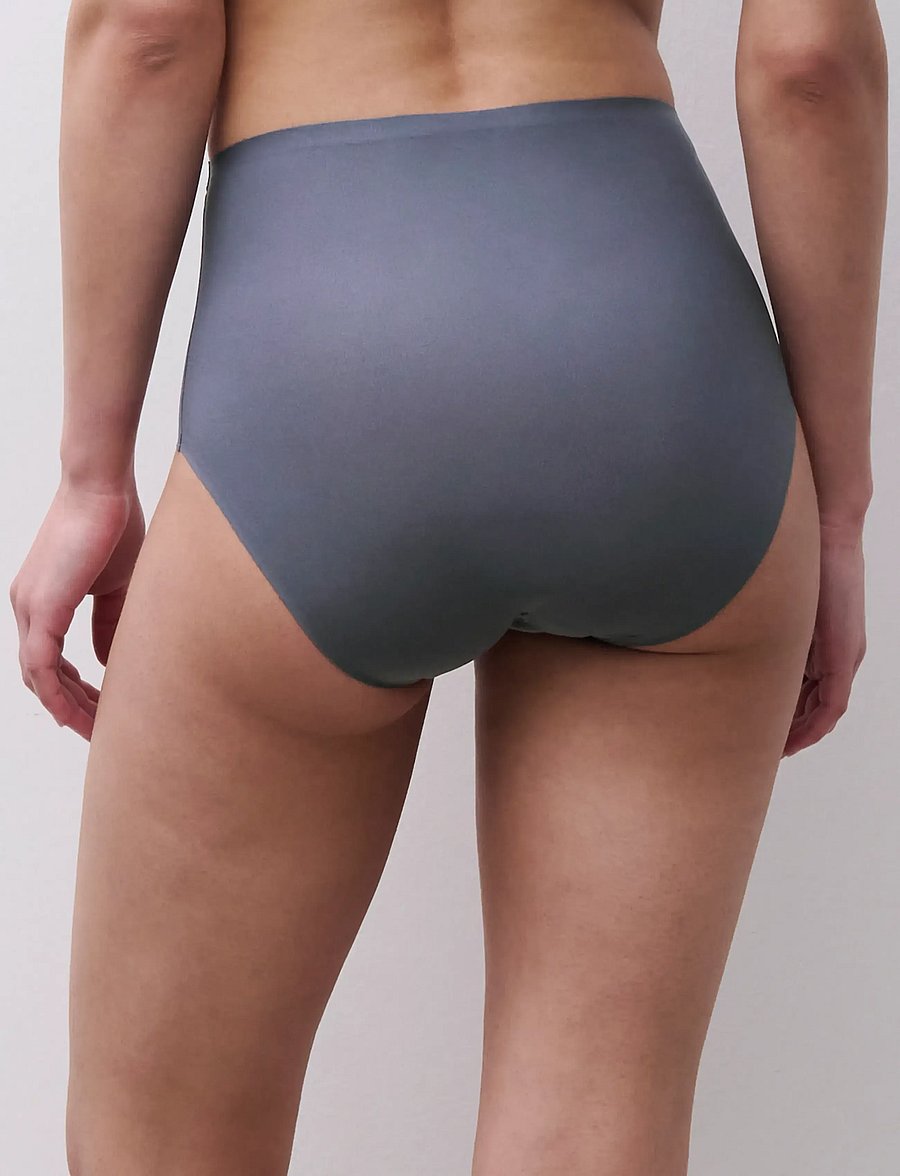 CHANTELLE - Softstretch Highwaisted fullbrief - midi & maxi trosor - slate grey - 0