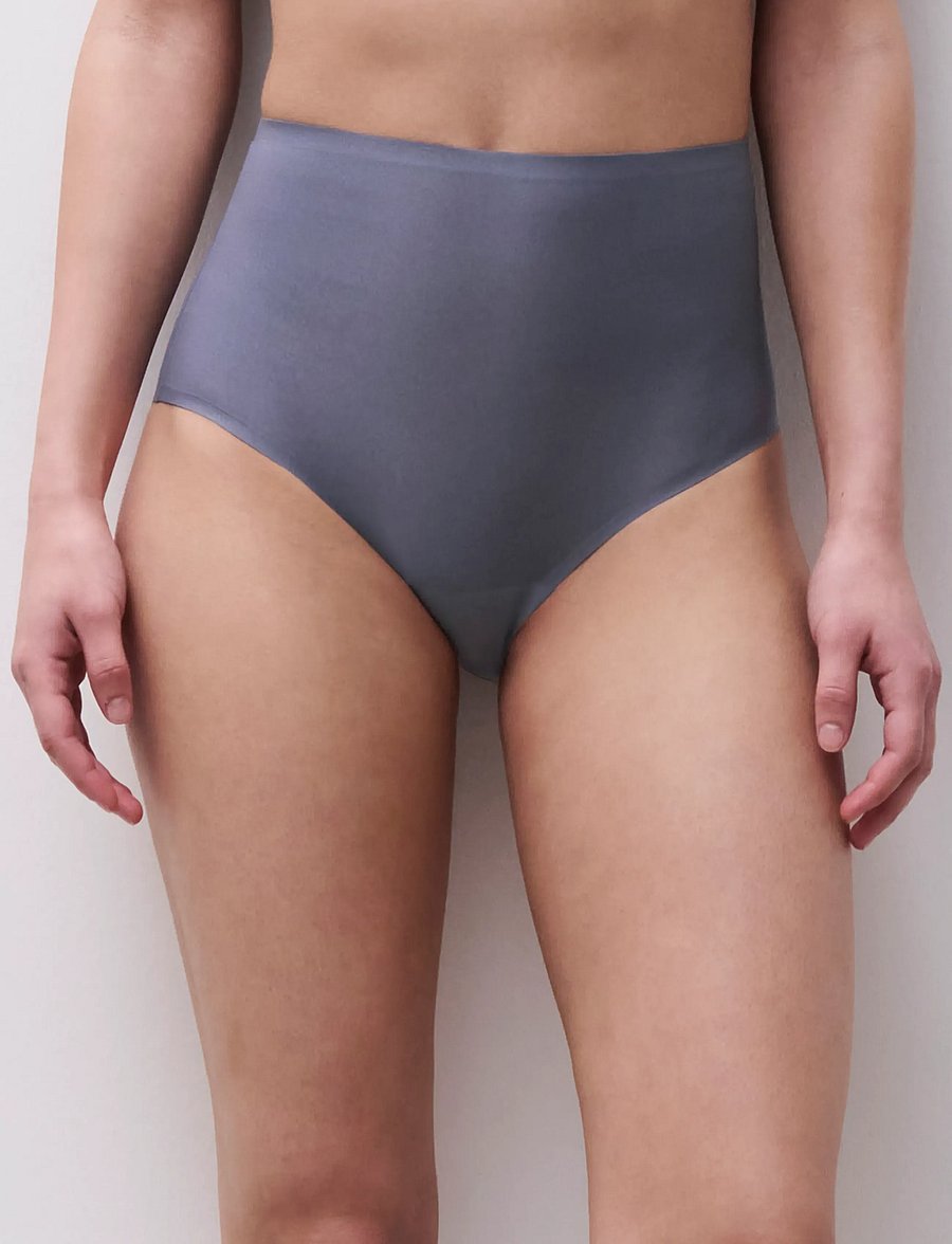 CHANTELLE - Softstretch Highwaisted fullbrief - midi & maxi trosor - slate grey - 2