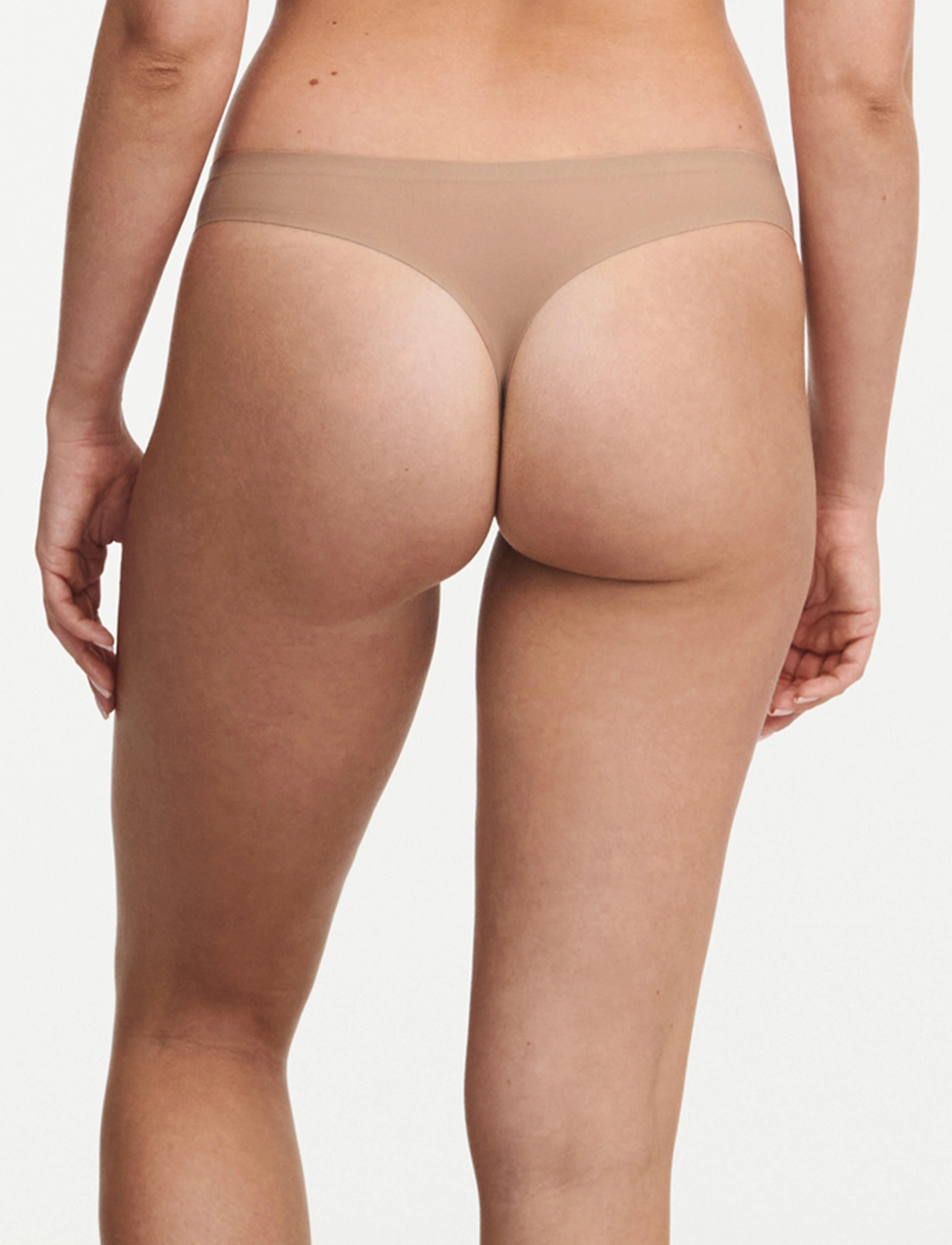 CHANTELLE - Softstretch Thong - laveste priser - coffee latte - 3